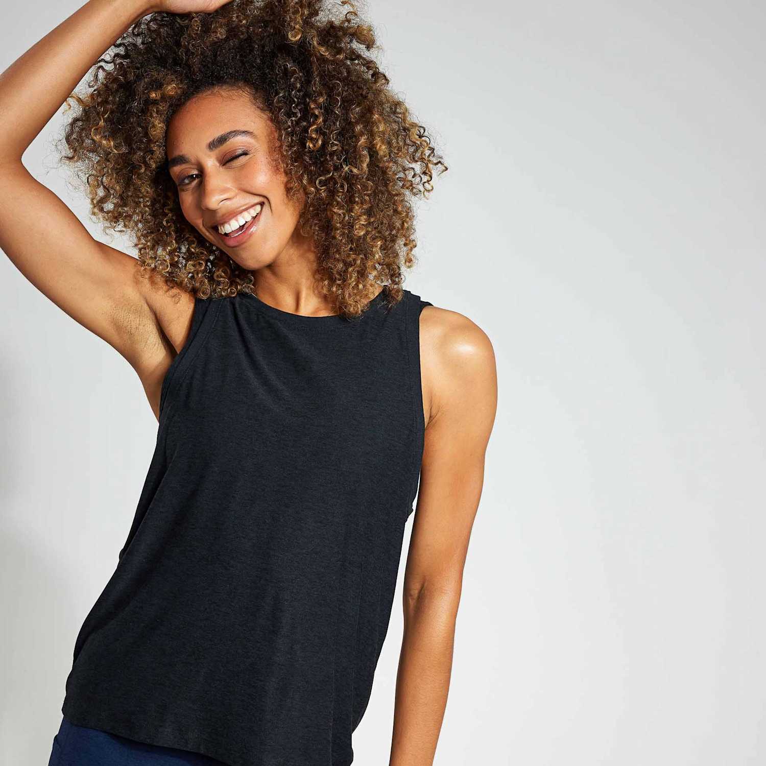 Beyond Yoga Women's Featherweight Rebalance Crew Neck Vest Top - Large - Black
