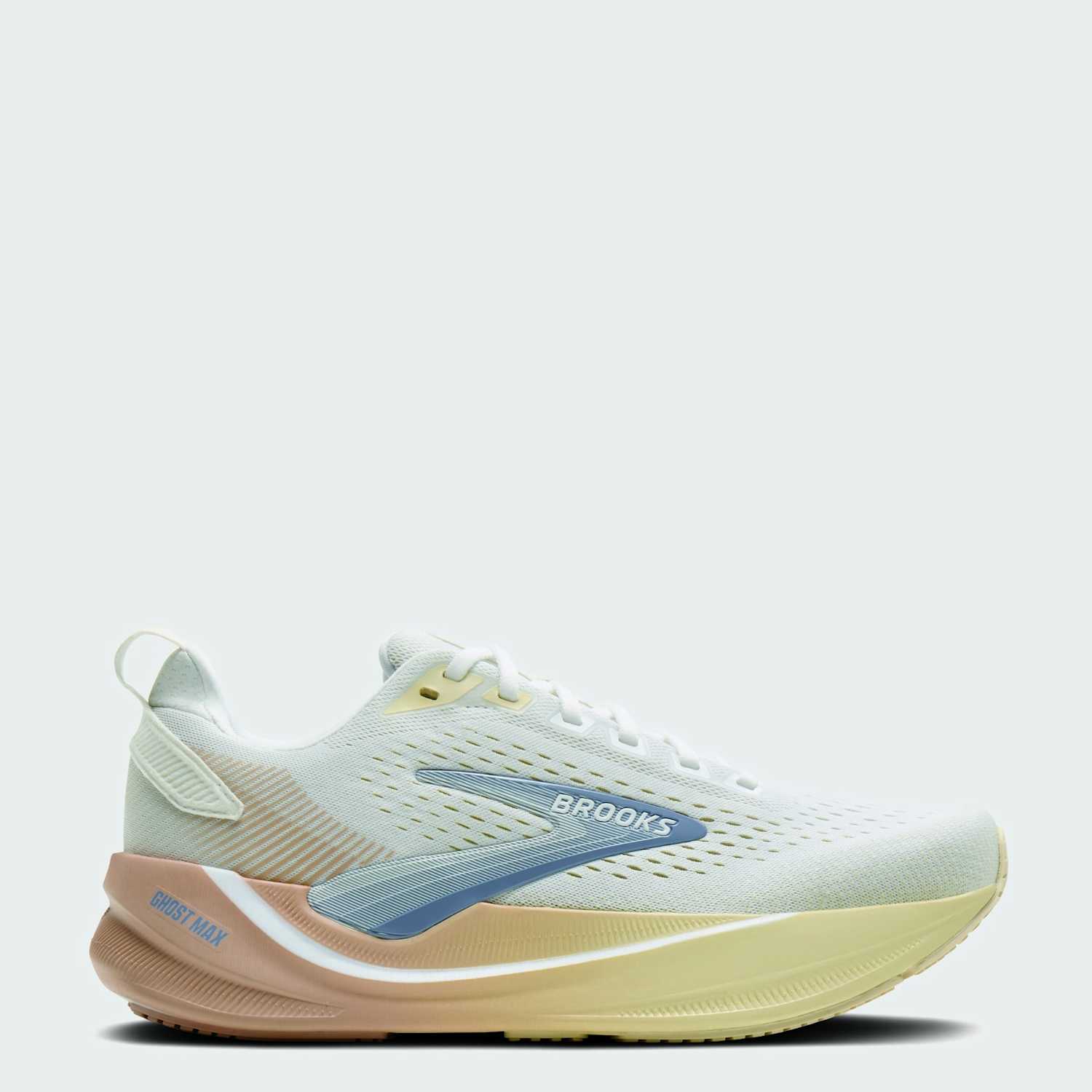 Brooks Women's Ghost Max 4 Trainers - 6 - Cream Mix - Available at M&S