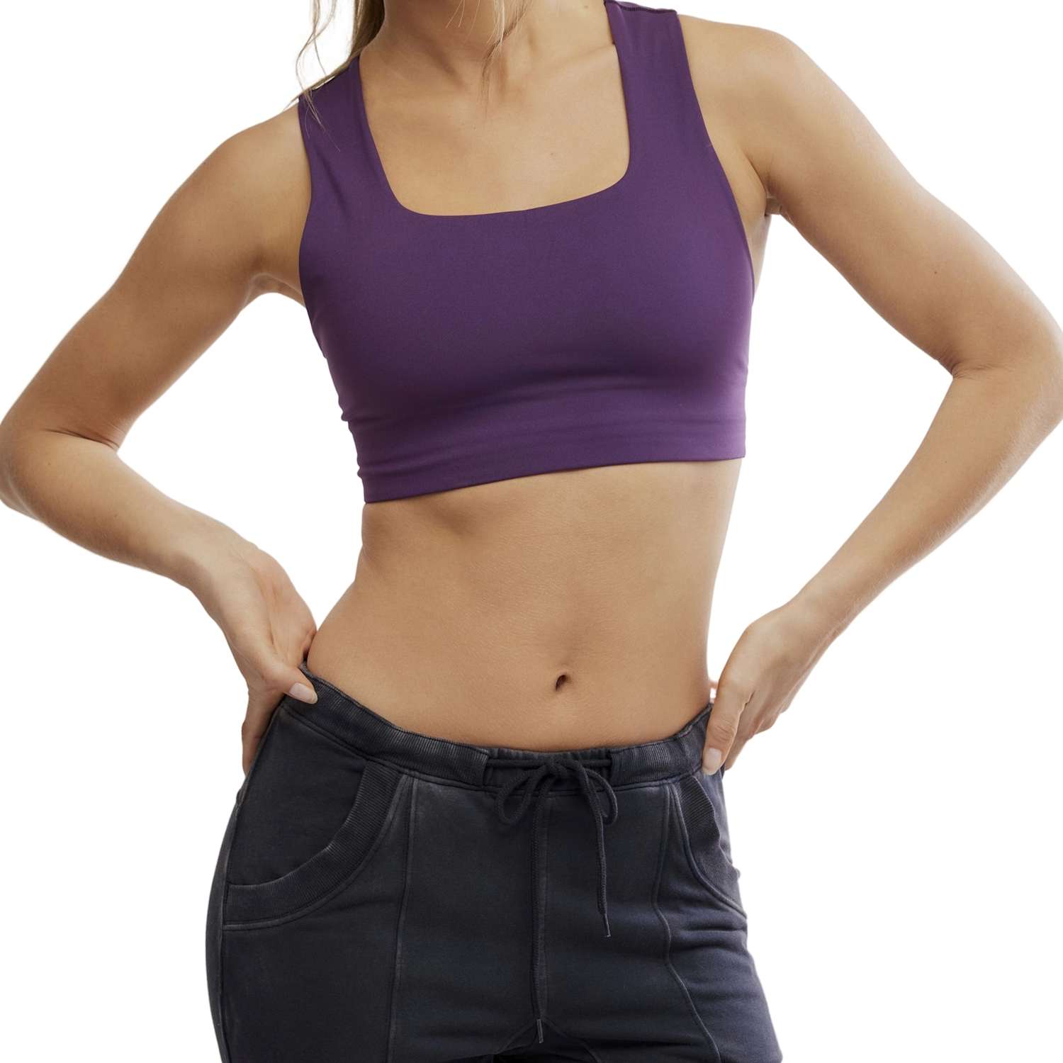 Fp Movement Women's Win Win Sports Bra - Small - Dark Burgundy