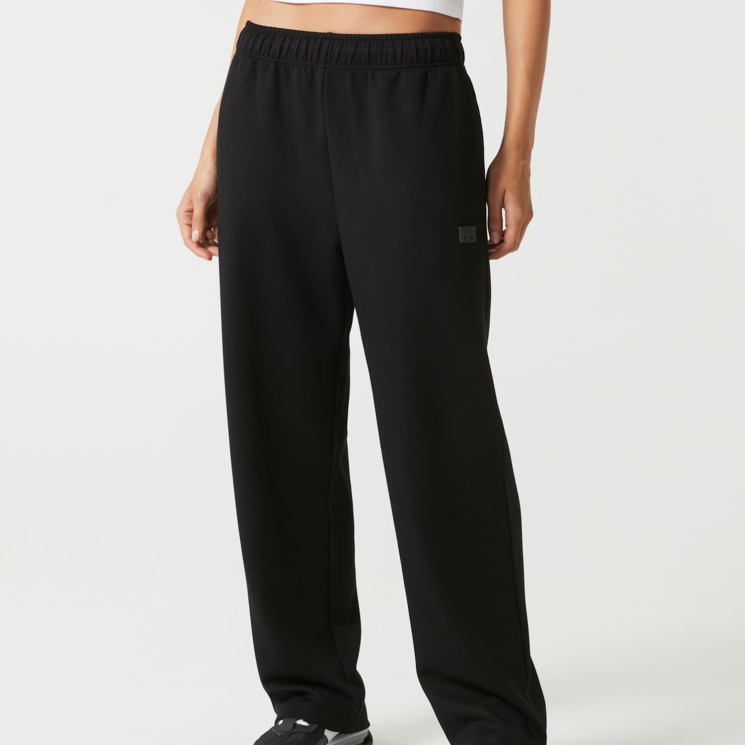 Lilybod Women's Kyoto Drawstring Wide Leg Joggers - Extra Small - Black