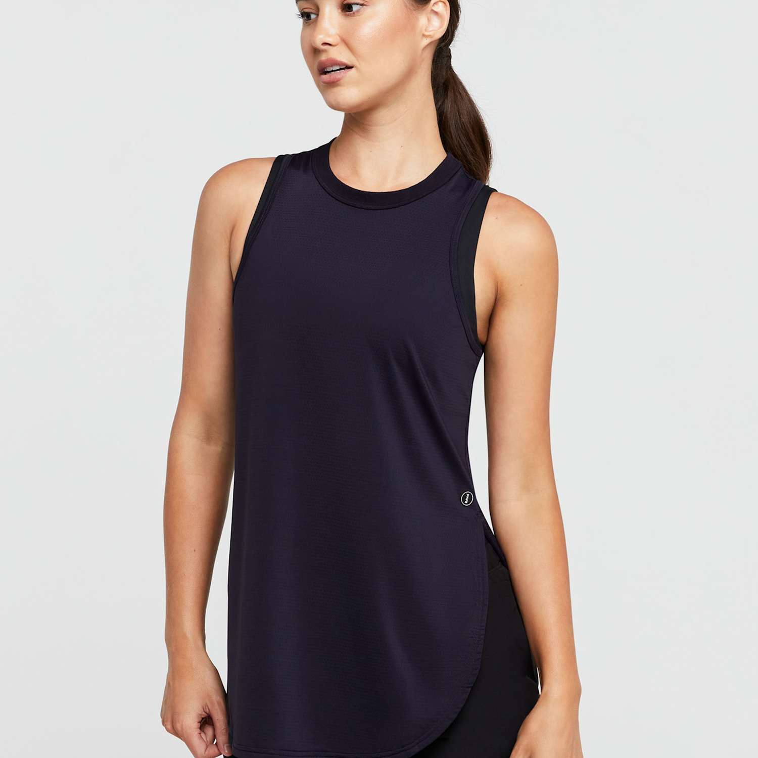 Lilybod Women's Zela Breathable Mesh Racerback Vest Top - Small - Navy