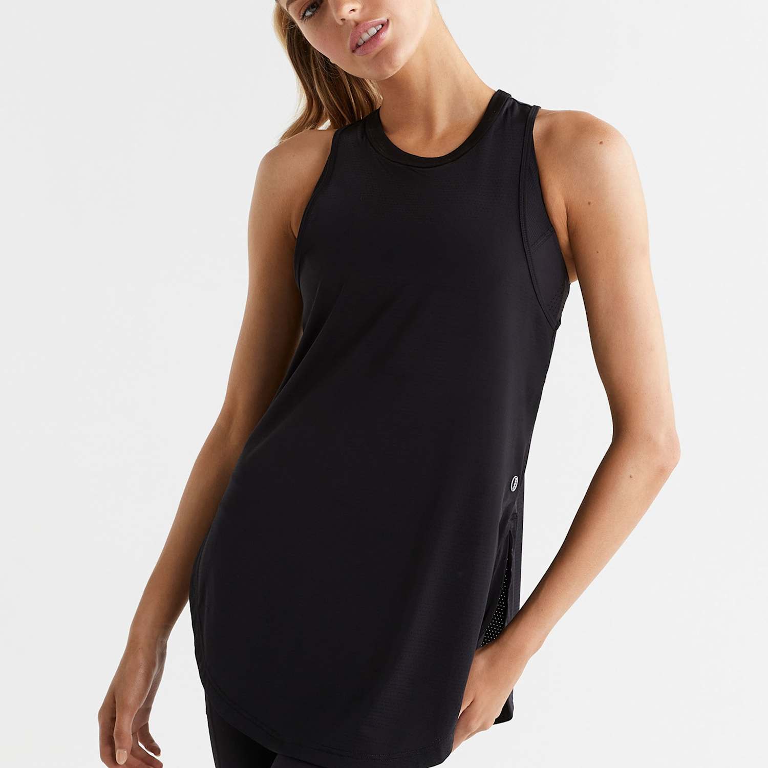 Lilybod Women's Zela Breathable Mesh Racerback Vest Top - Small - Black