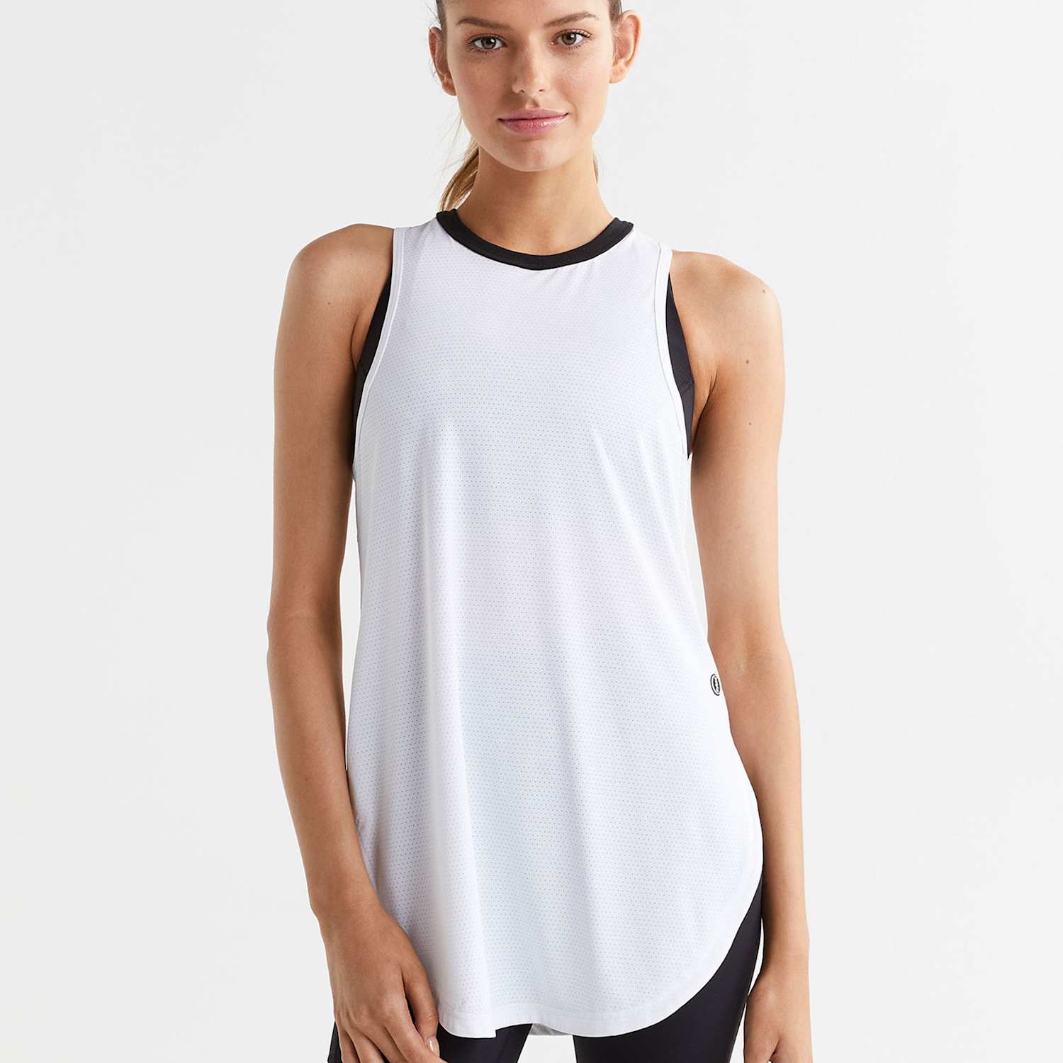 Lilybod Women's Zela Breathable Mesh Racerback Vest Top - Small - White