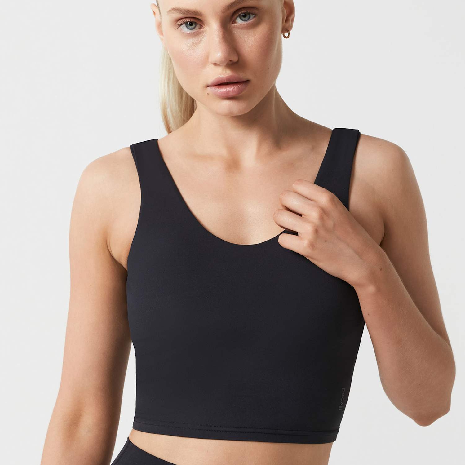 Lilybod Women's Harper Streamlined Medium Support Sports Bra - Small - Black
