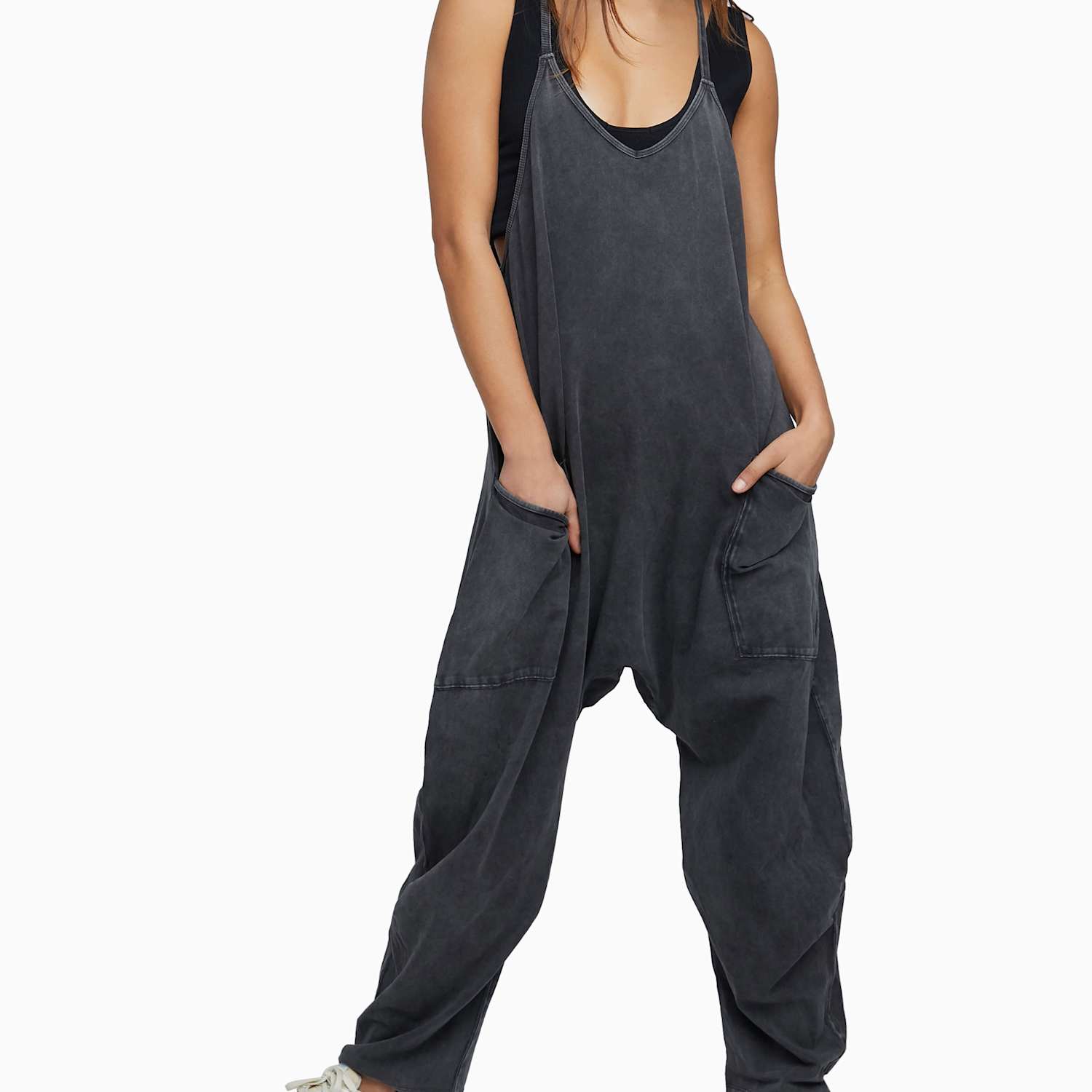 Fp Movement Women's Cotton Rich Hot Shot Jumpsuit - Medium - Black