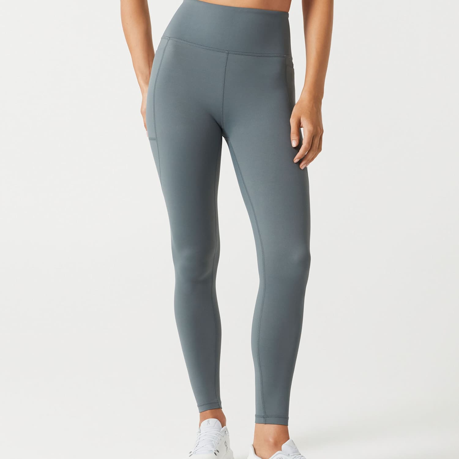 Lilybod Women's Zoe Full Length Fitted Leggings - Large - Medium Green