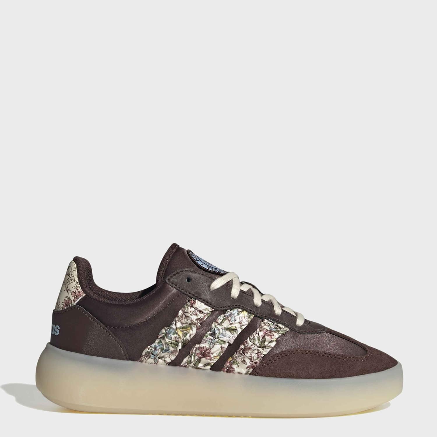 Adidas Women's Farm Rio Barreda Decode Suede Floral Trainers - 6 - Brown Mix