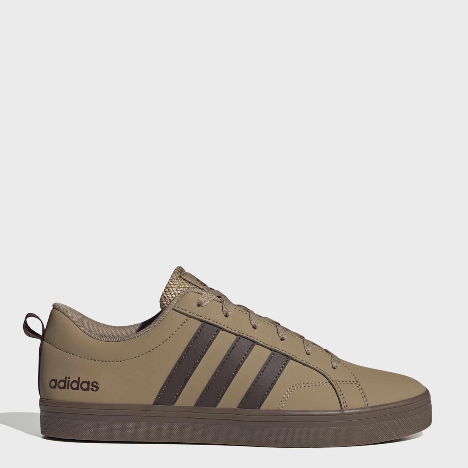 Adidas Men's VS Pace 2.0 Stripe Trainers - 7 - Beige