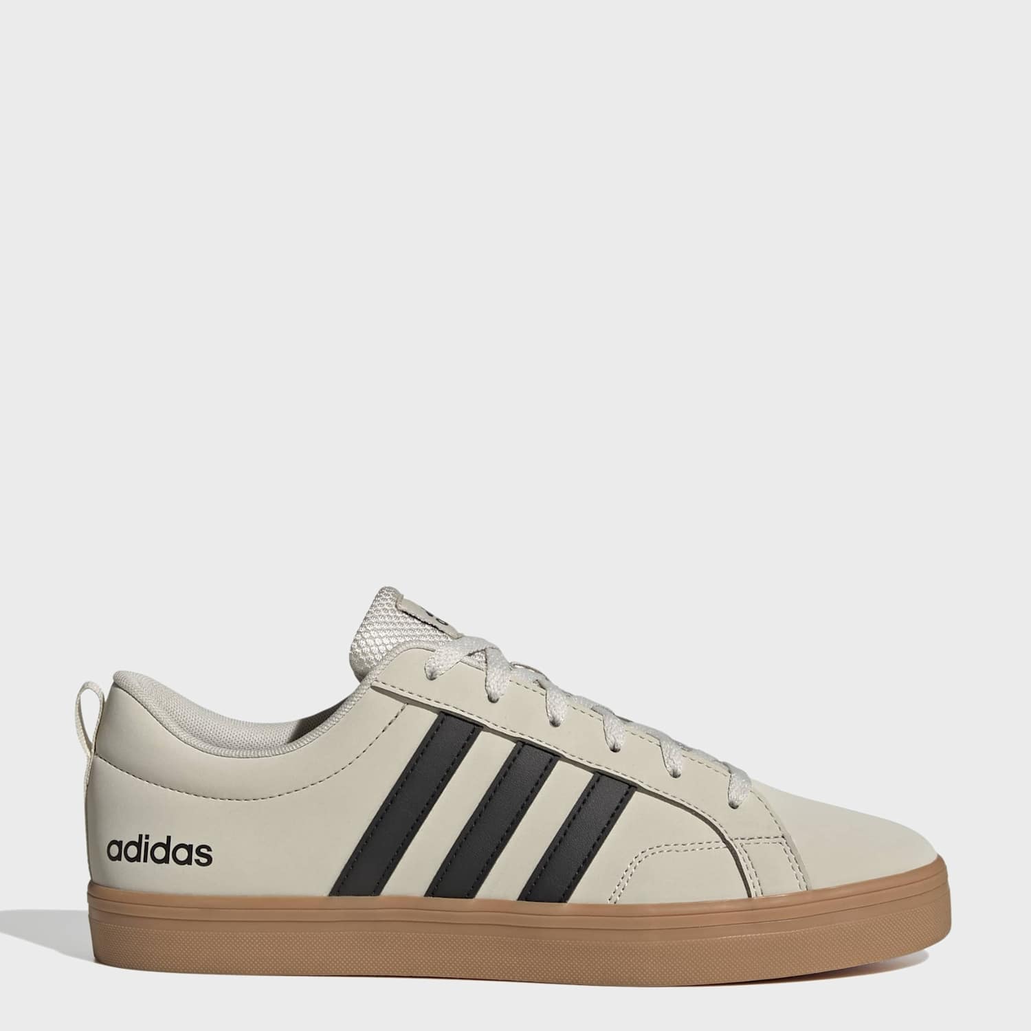 Adidas Men's VS Pace 2.0 Stripe Trainers - 12 - Beige Mix
