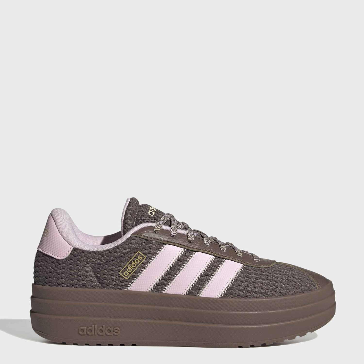 Adidas Women's VL Court Bold Platform Trainers - 8 - Pink Mix