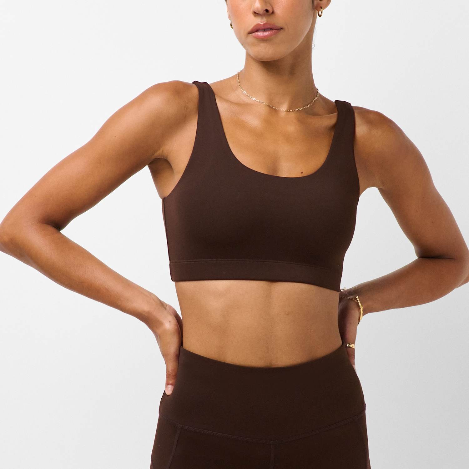 Sweaty Betty Women's All Day Non Wied Sporta Bra - Small - Dark Brown