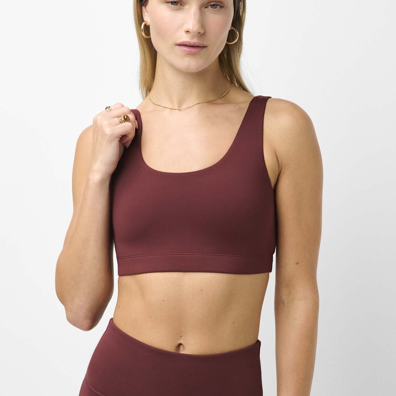 Sweaty Betty Women's All Day Non Wied Sporta Bra - Small - Burgundy