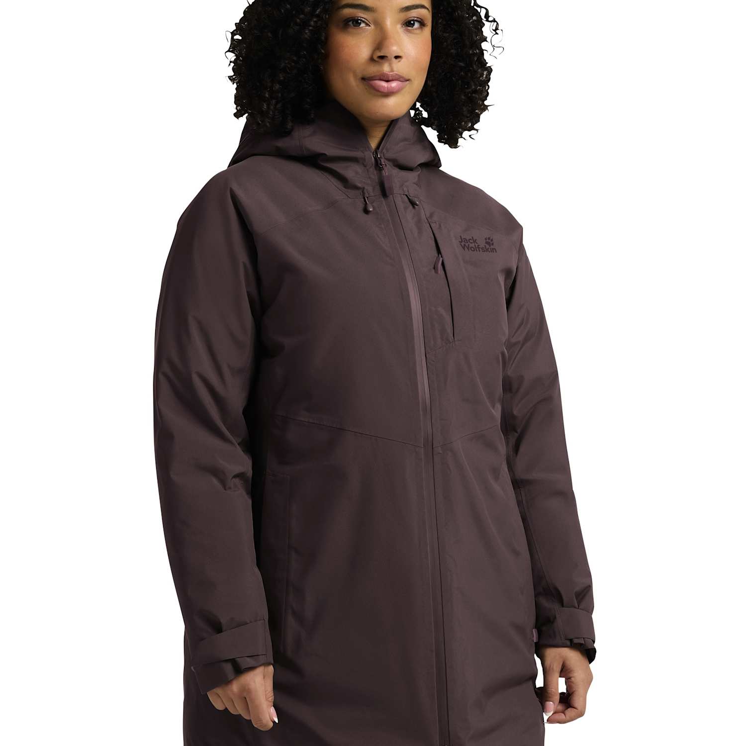 Jack Wolfskin Women's Icecape Waterproof Down Jacket - Medium - Dark Berry