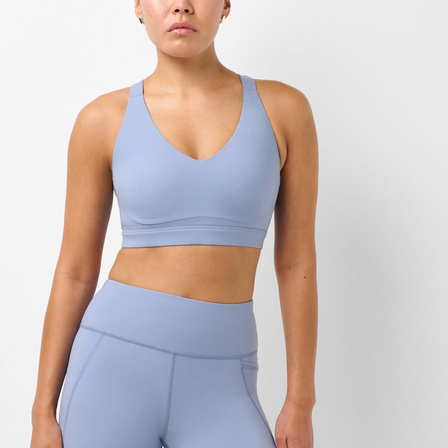 Sweaty Betty Women's Power Pulse Medium Support Sports Bra - Blue Denim