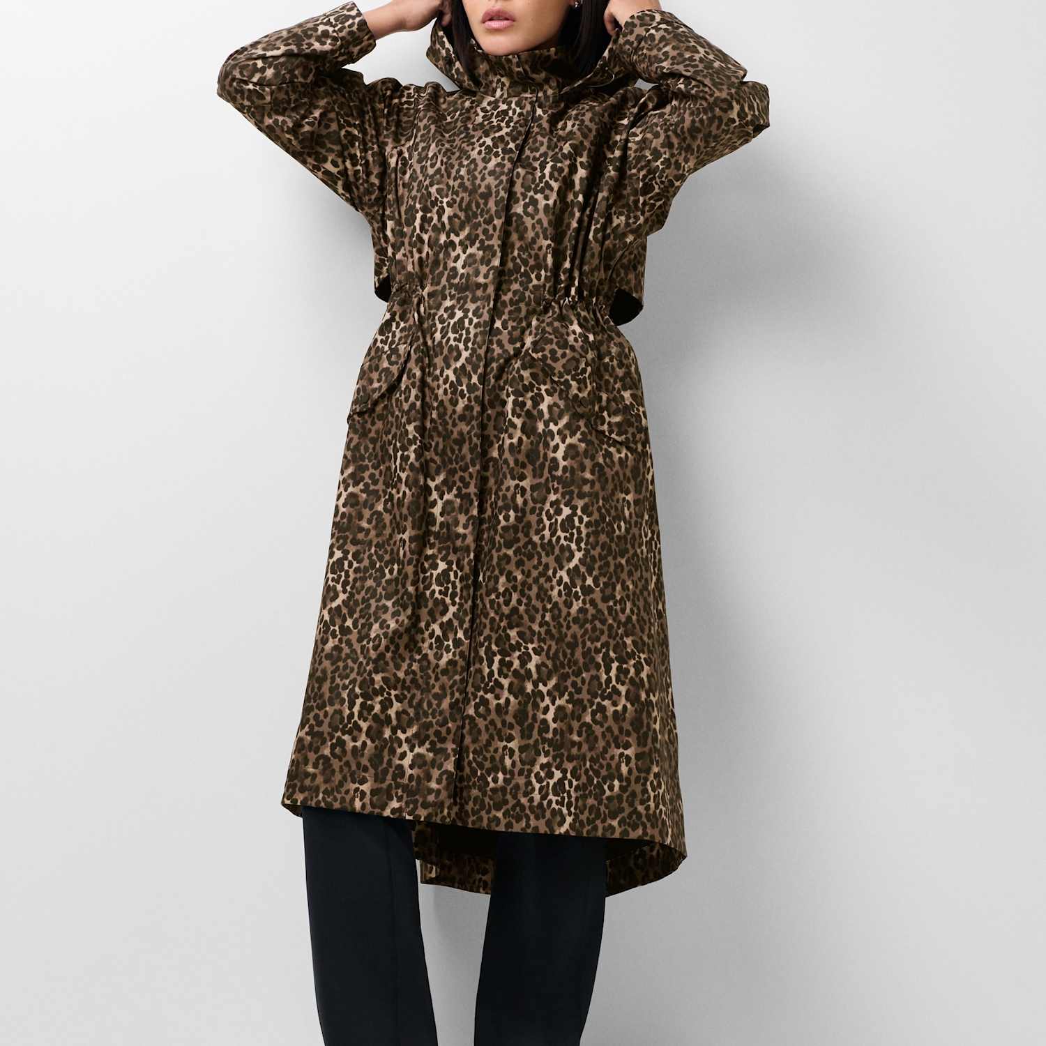 Sweaty Betty Women's Motion Waterproof Longline Parka - Medium - Brown Mix