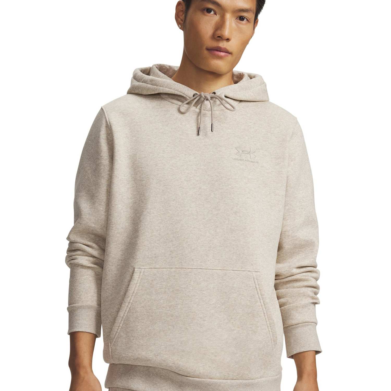 Under Armour Men's Icon Fleece Hoodie - S - Taupe