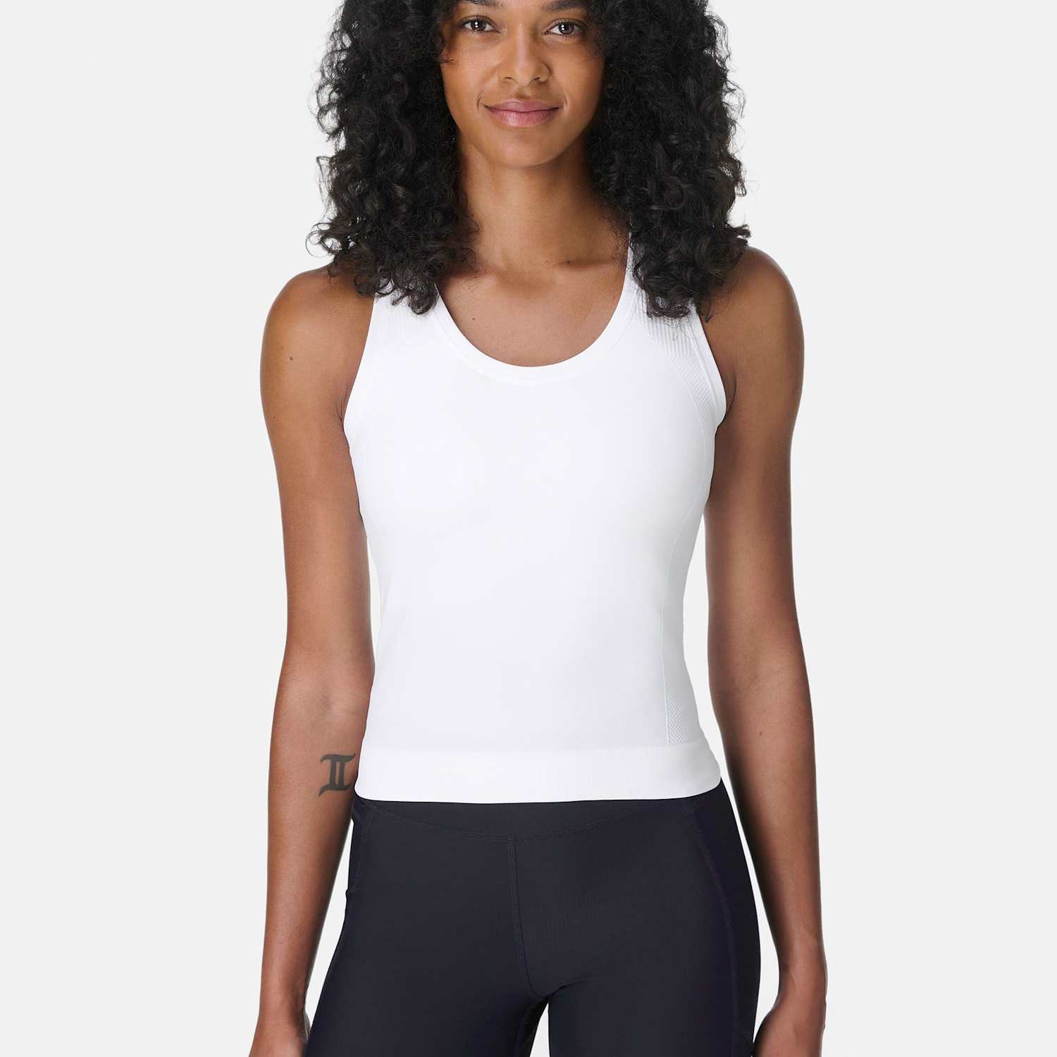 Sweaty Betty Women's Athlete Seamless Crop Vest Top - Small - White