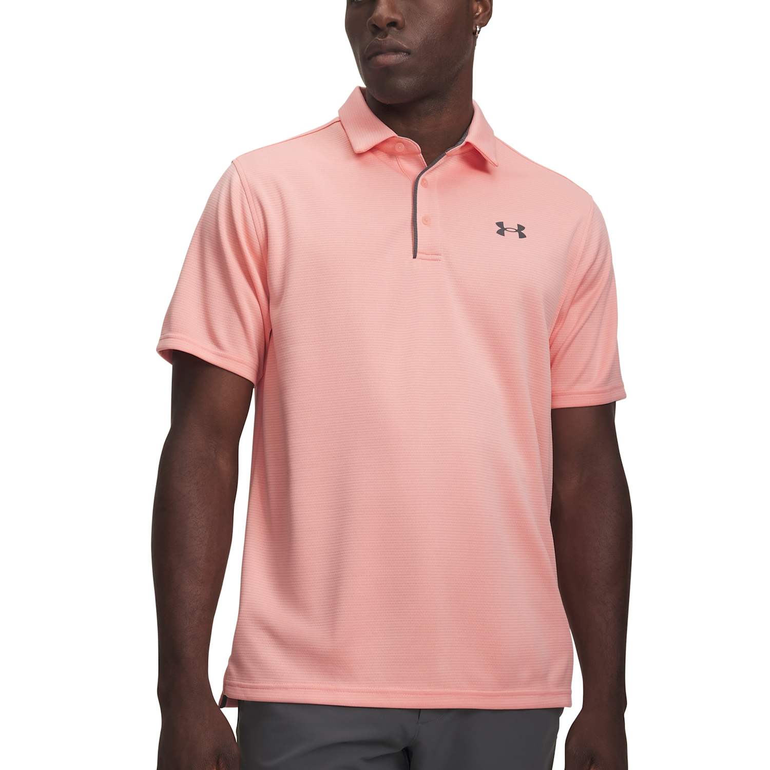 Under Armour Men's UA Tech Polo Shirt - M - Pink