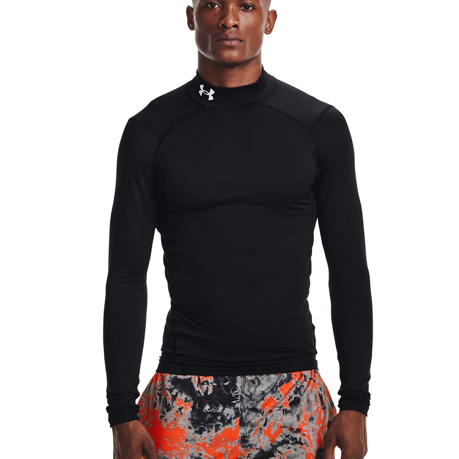 Under Armour Men's ColdGear Compression Baselayer Top - 2XL - Black