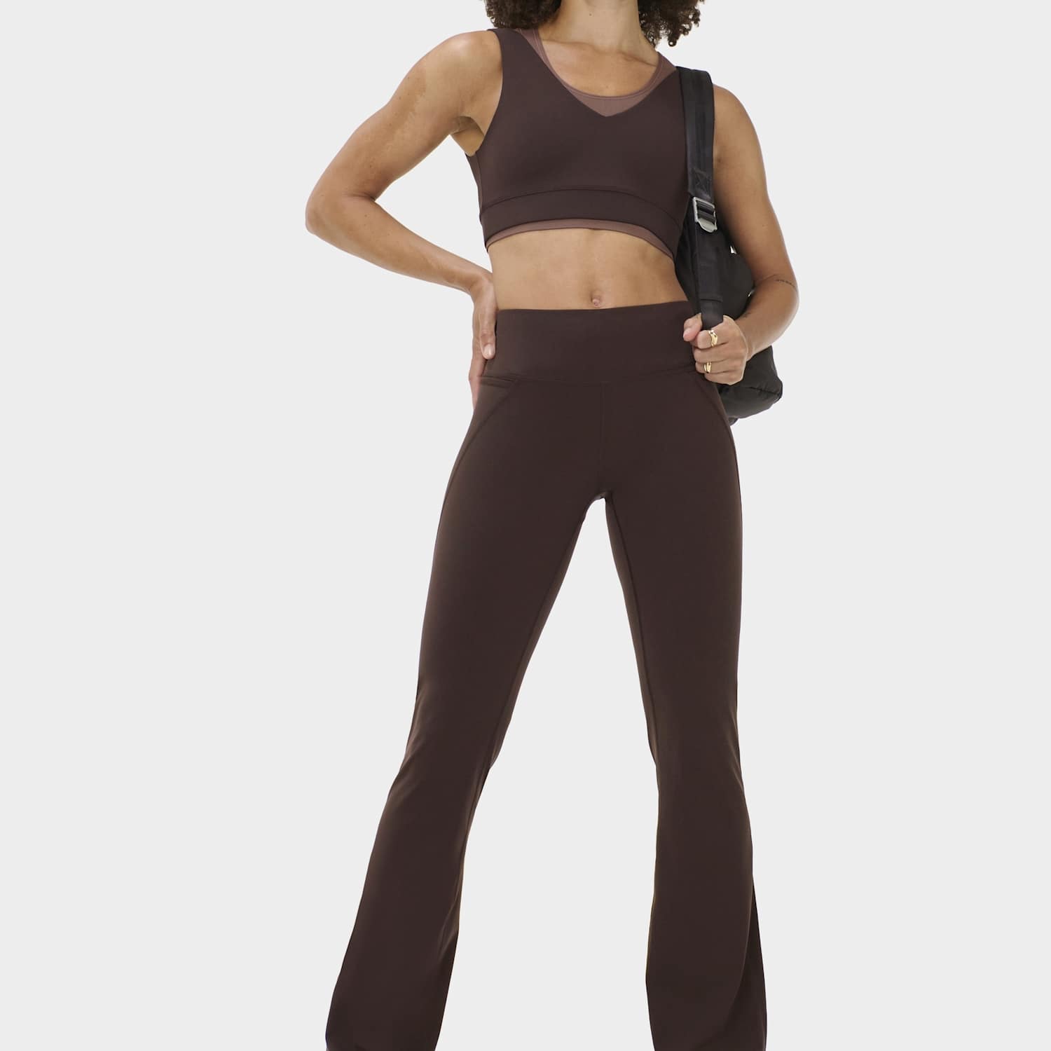 Sweaty Betty Women's Flared Leggings - Extra Small - Dark Brown