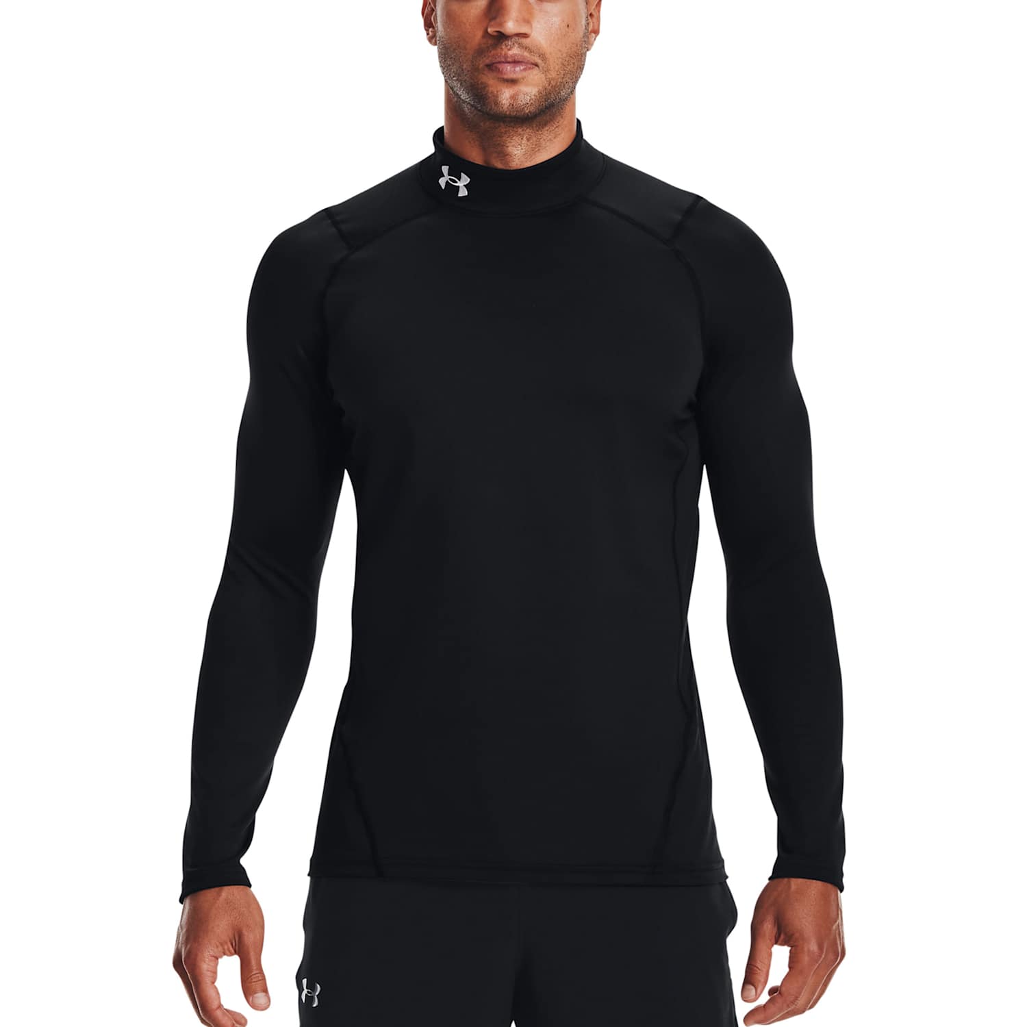 Under Armour Men's Cold Gear Armour Funnel Neck Baselayer Top - M - Black