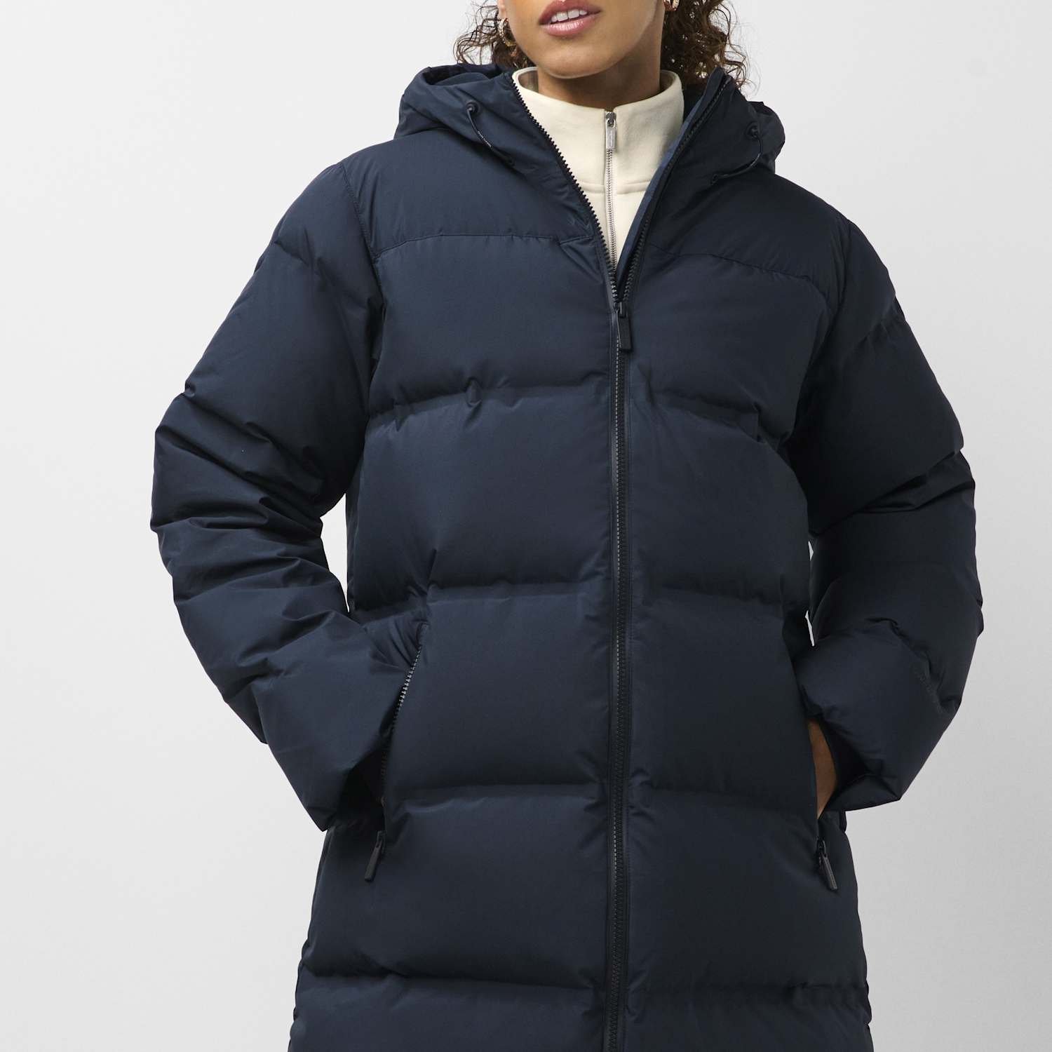Sweaty Betty Women's Nimbus Mid Waterproof Puffer Jacket - Medium - Navy
