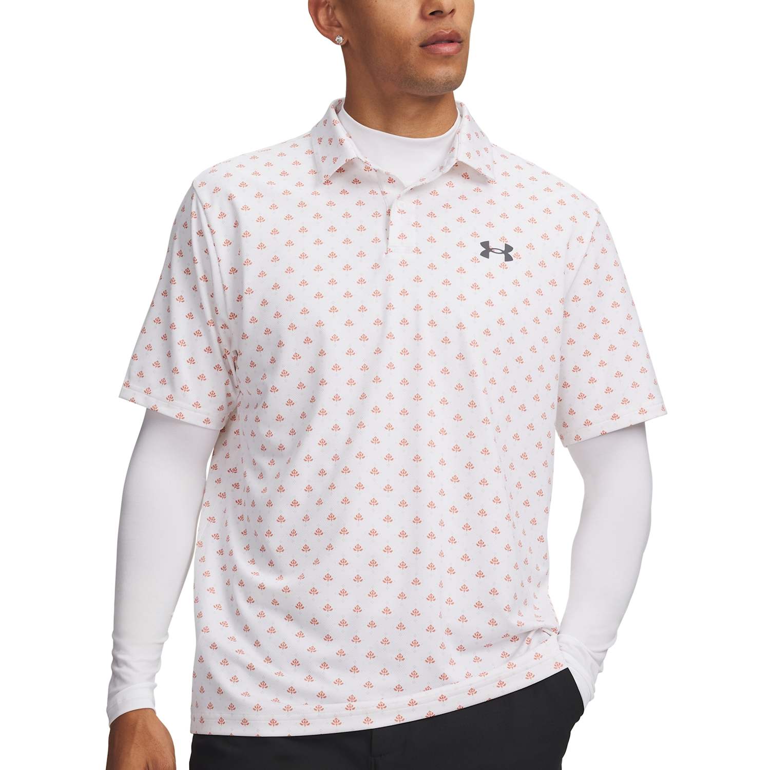 Under Armour Men's Tech Textured Sports T-Shirt - 2XL - White Mix