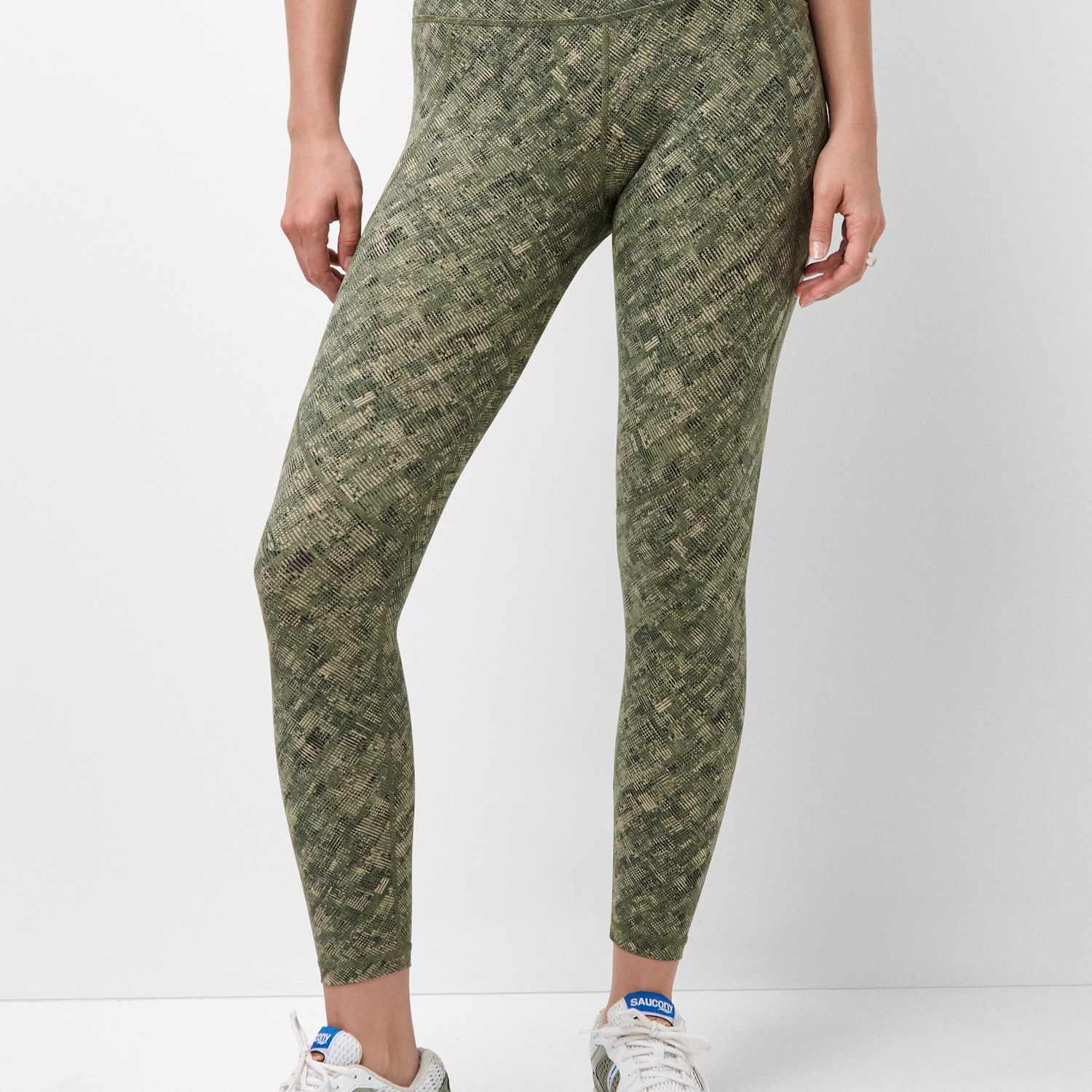 Sweaty Betty Women's Power Gym 7/8 Leggings - Small - Green Mix