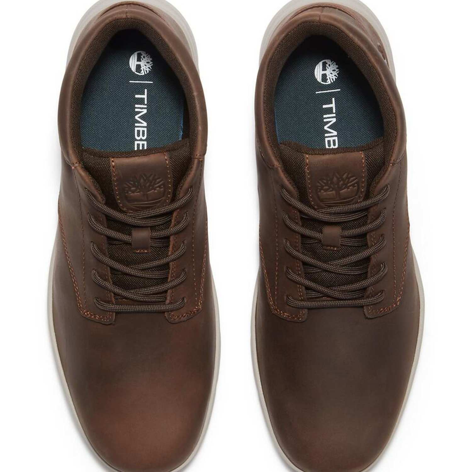 Timberland Men's Parker Street Leather Trainers - 10 - Brown Mix
