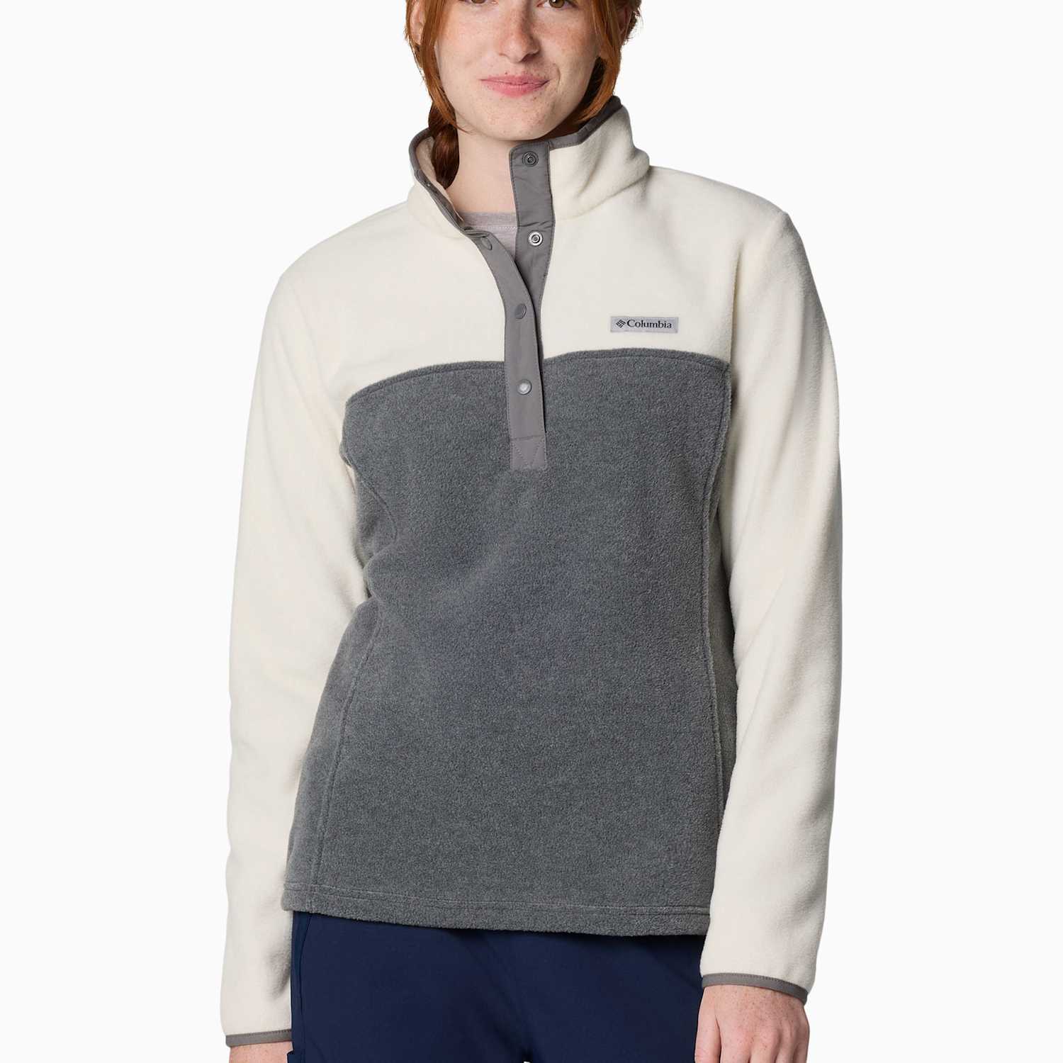 Columbia Women's Benton Springs Funnel Neck Sweat-shirt - Large - Grey