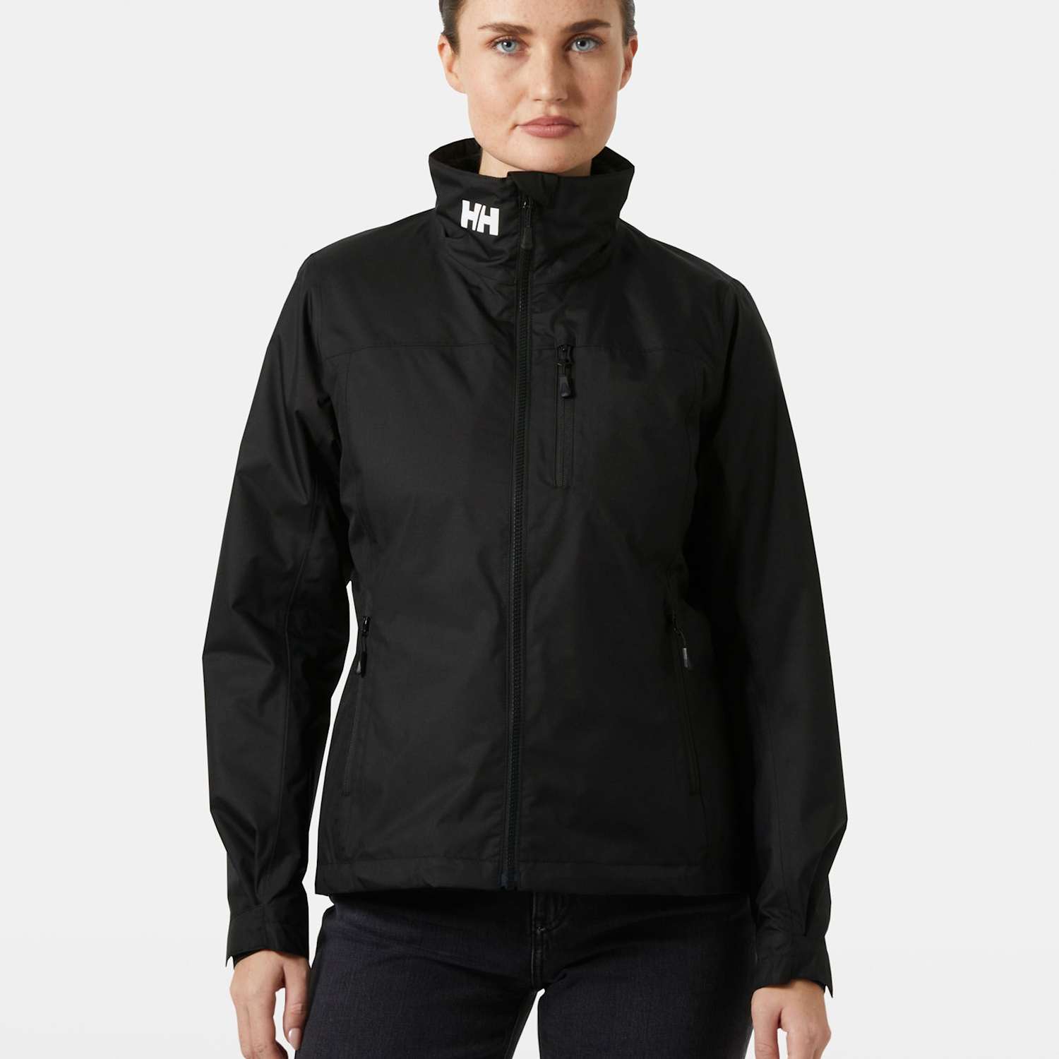 Helly Hansen Women's Crew Hooded Fleece Lined Jacket - Extra Large - Black - Available at M&S