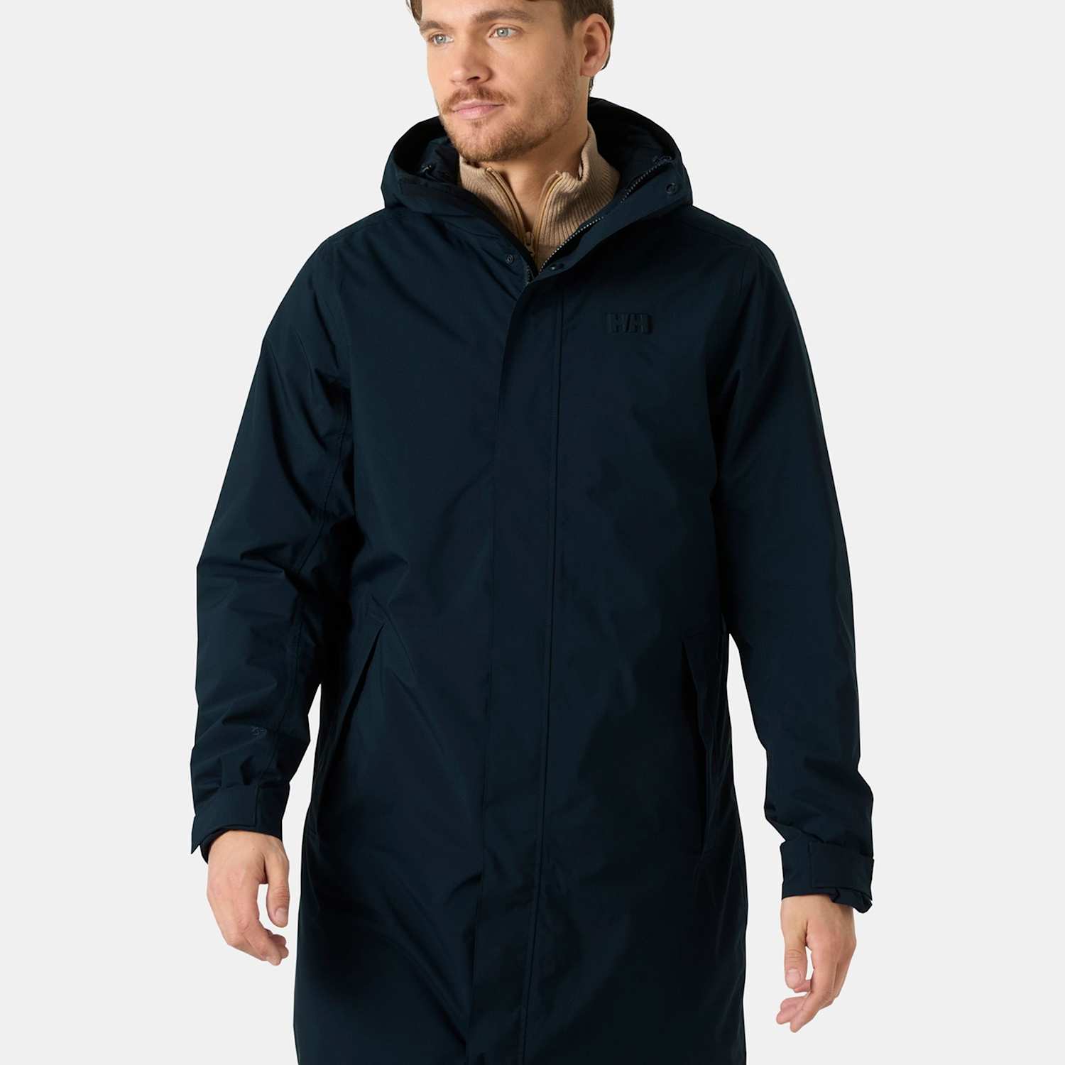 Helly Hansen Men's Brussel Insulated Waterproof Raincoat - L - Dark Green - Available at M&S