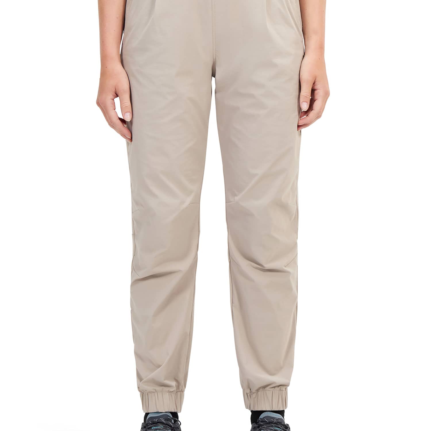 Berghaus Women's Explorer Elasticated Waist Straight Leg Trousers - 12 - Taupe