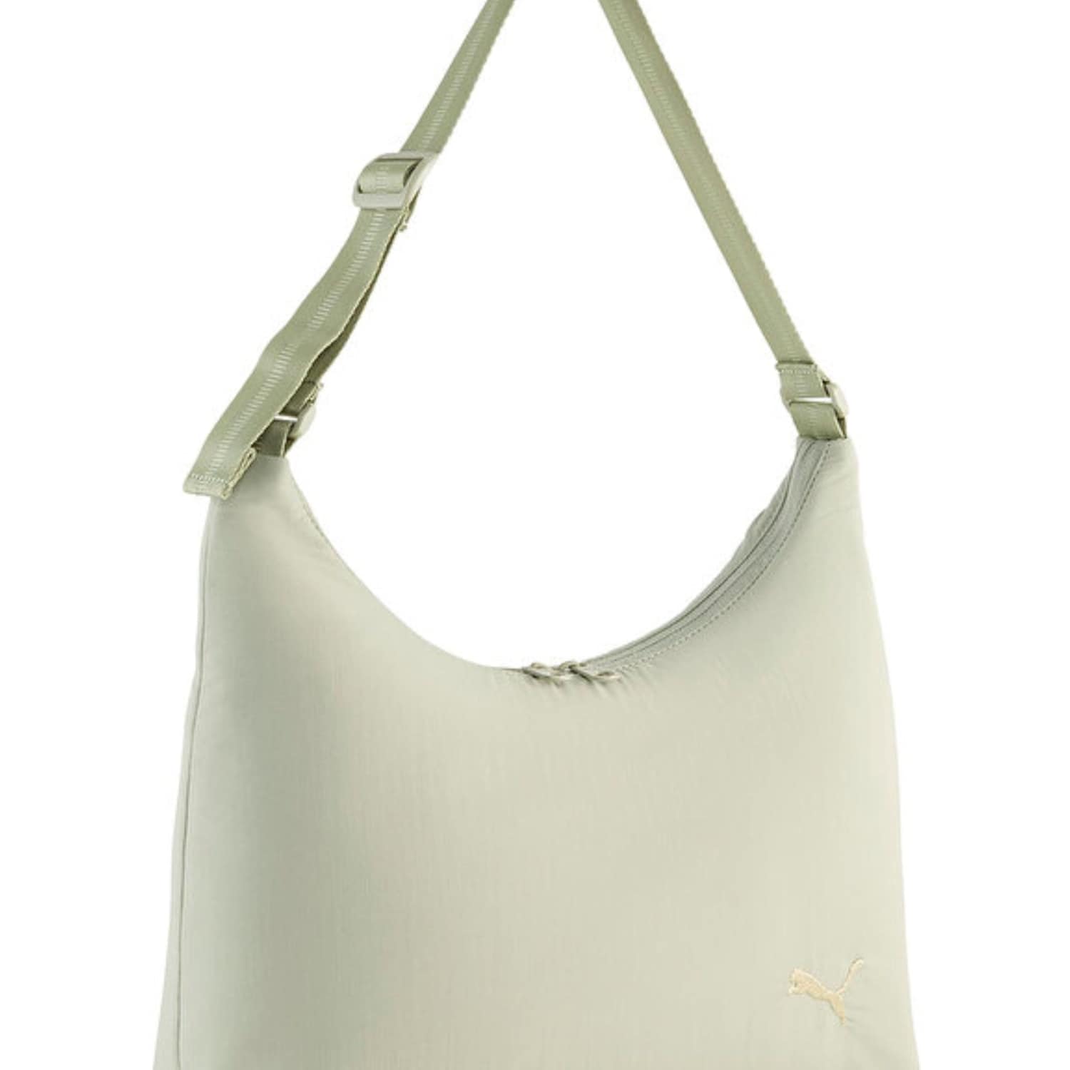Puma Women's Slouchy Zip Fastening Hobo Bag - Green