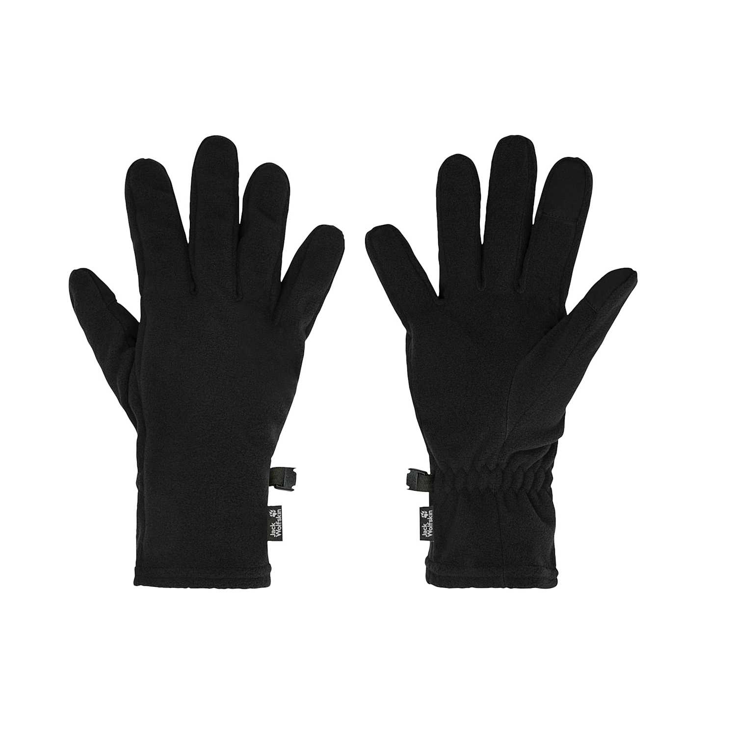 Jack Wolfskin Women's Real Stuff Fleece Touchscreen Gloves - Small - Black