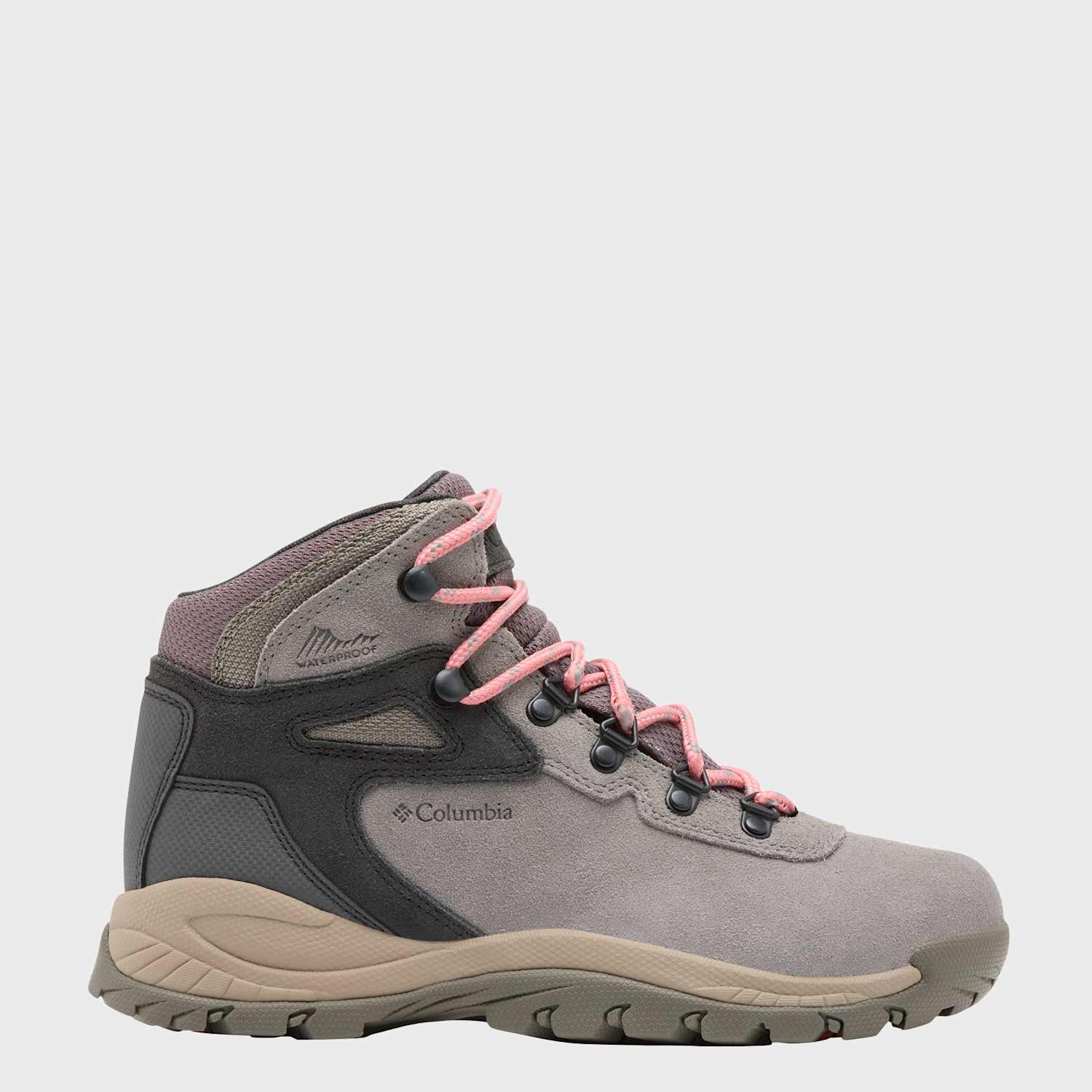 Columbia Women's Newton Ridge Plus Amped Waterproof Walking Shoe - 8 - Grey