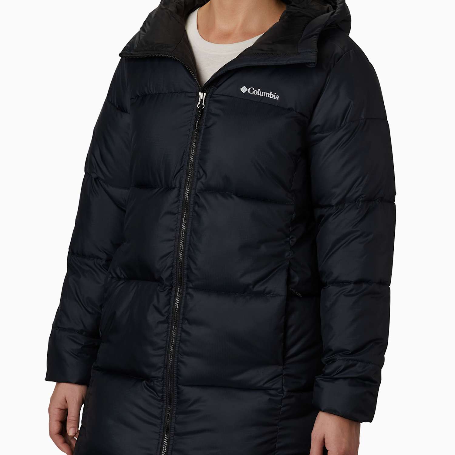 Columbia Women's Puffect II Hooded Padded Puffer Jacket - Medium - Black