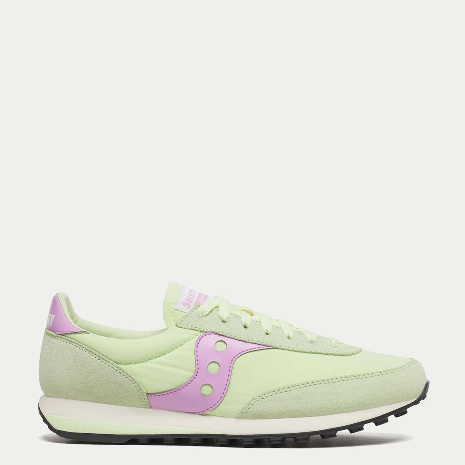 Saucony Women's Trainer 80 Patterned Leather Trainer - 6 - Light Pink Mix
