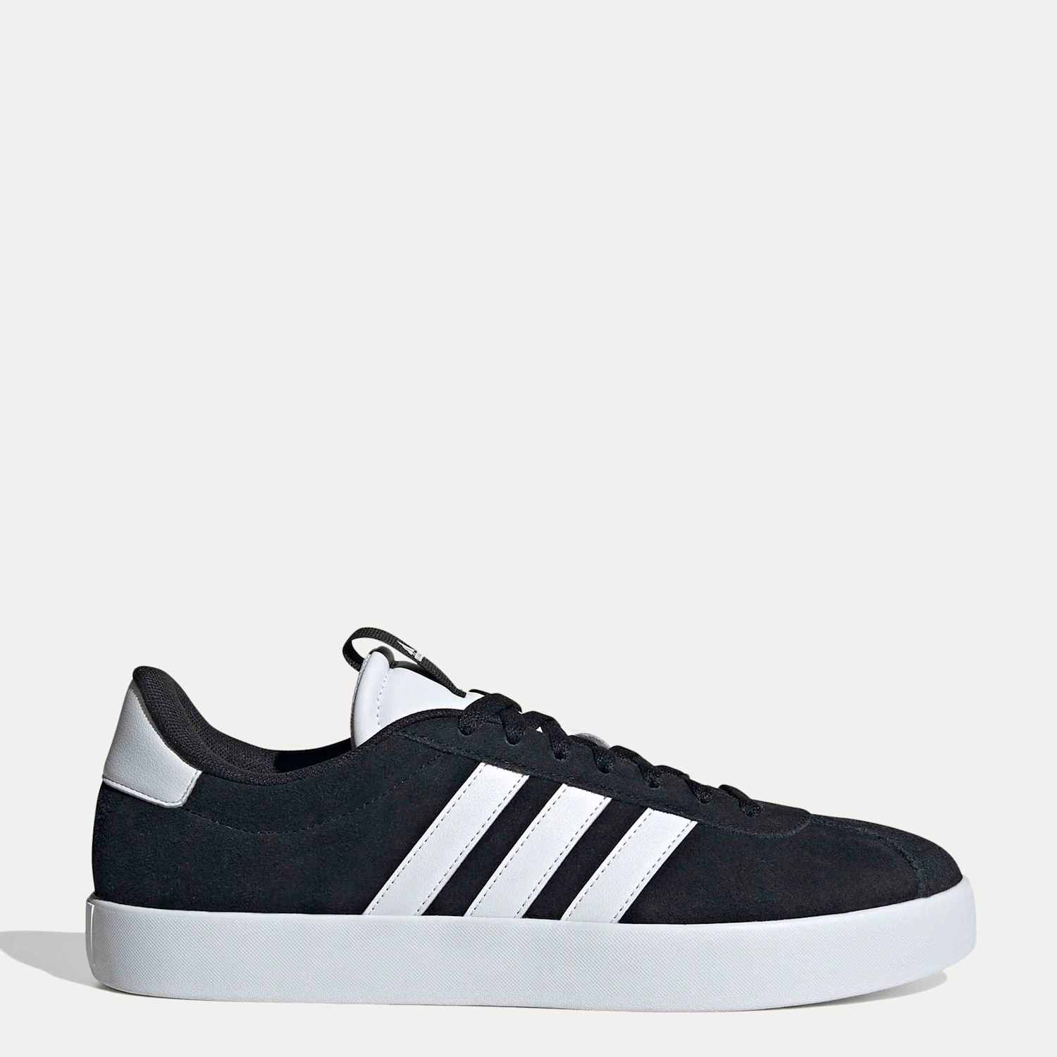 Adidas Men's VL Court Leather Sports Trainers - 9 - Black Mix