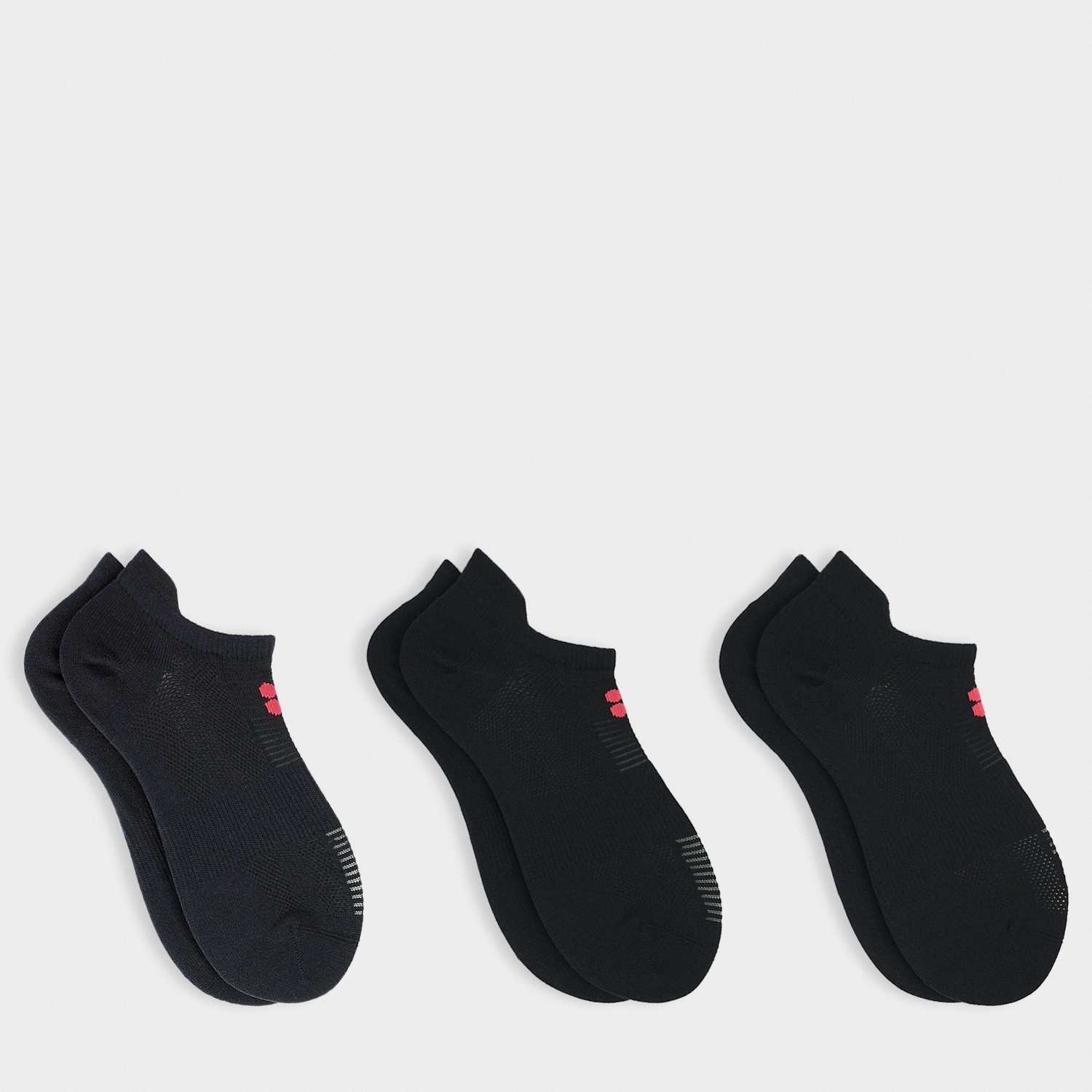 Sweaty Betty Women's 3 Pack Lightweight Trainer Socks - Medium-Large - Black