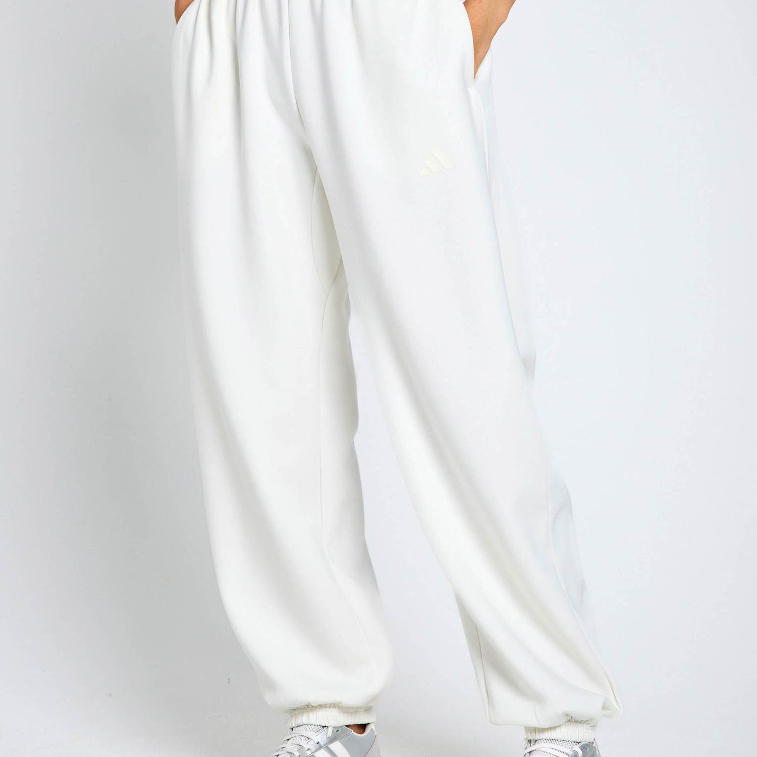 Adidas Women's Soft Lux Joggers - Extra Small - White