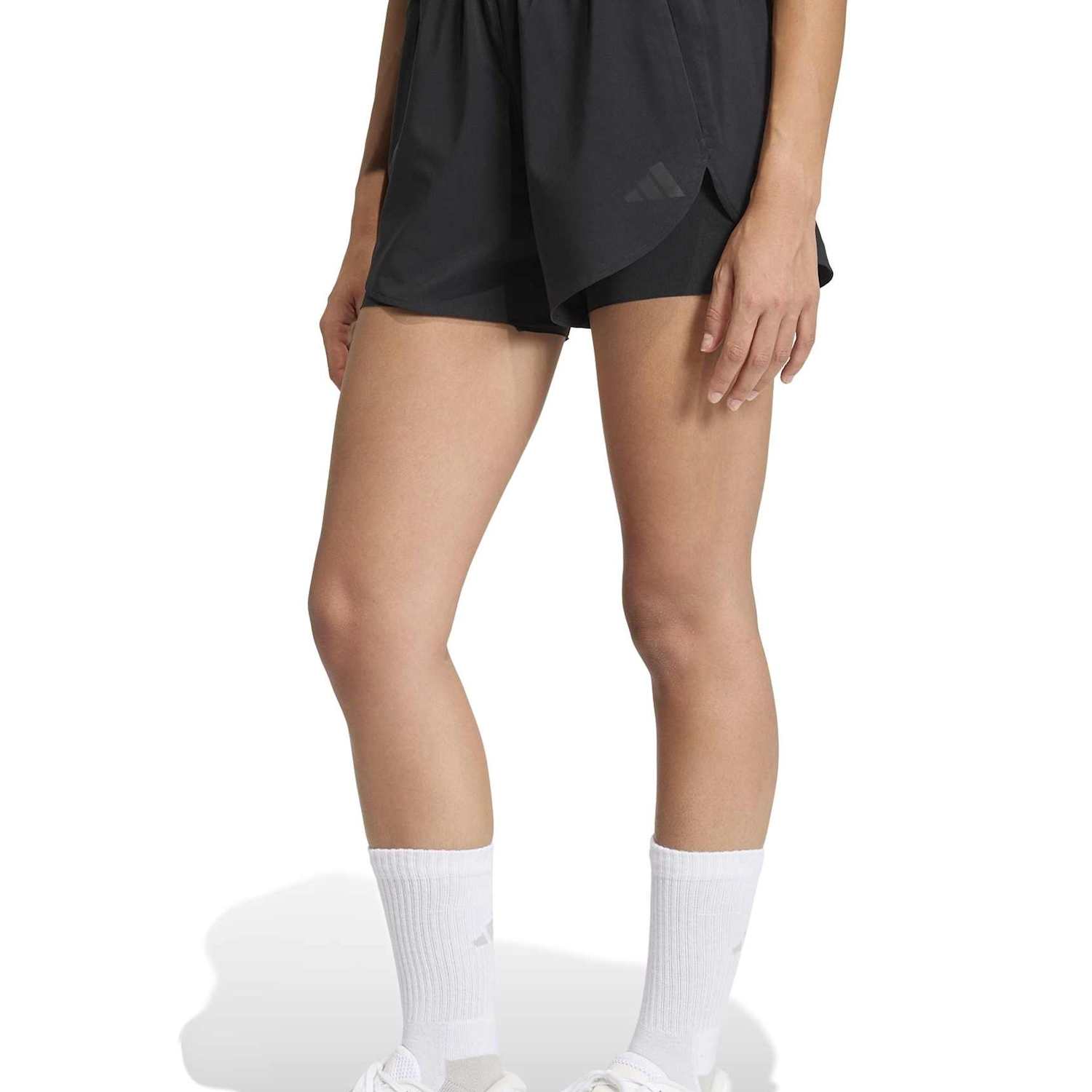 Adidas Women's D4T Workout Go To 2-in-1 Shorts - Large - Black