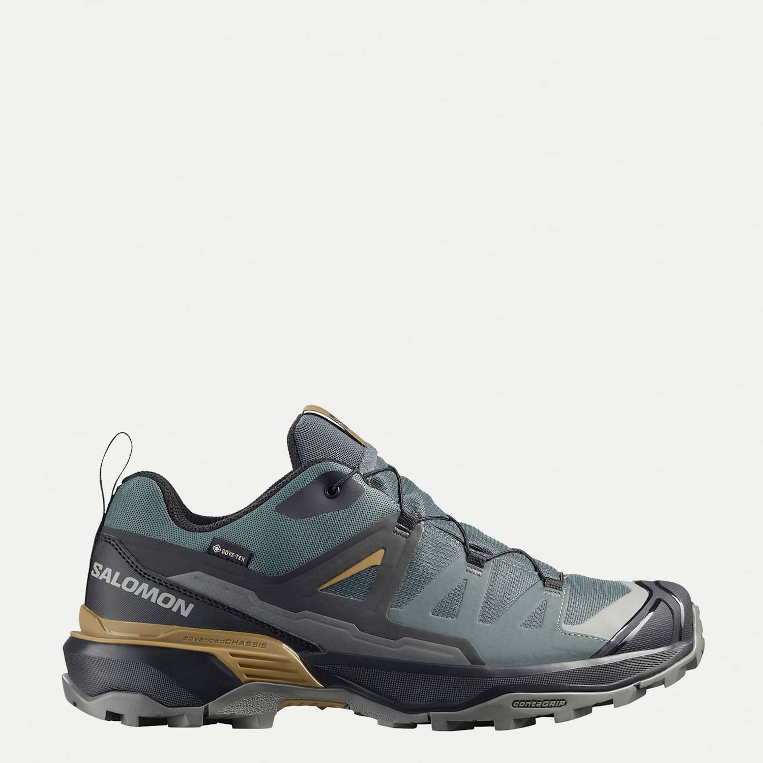 Salomon Men's X Ultra 360 Waterproof Hiking Trainers - 12 - Grey Mix