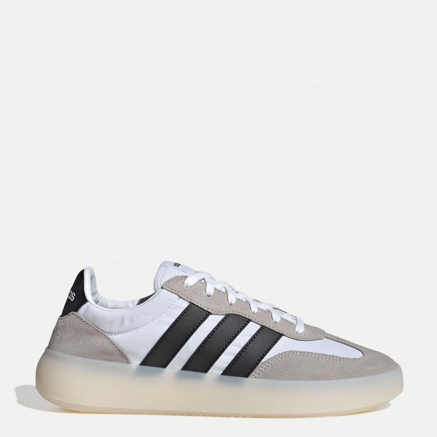 Adidas Men's Barreda Decode Suede Lace Up Trainers - 12 - White Mix