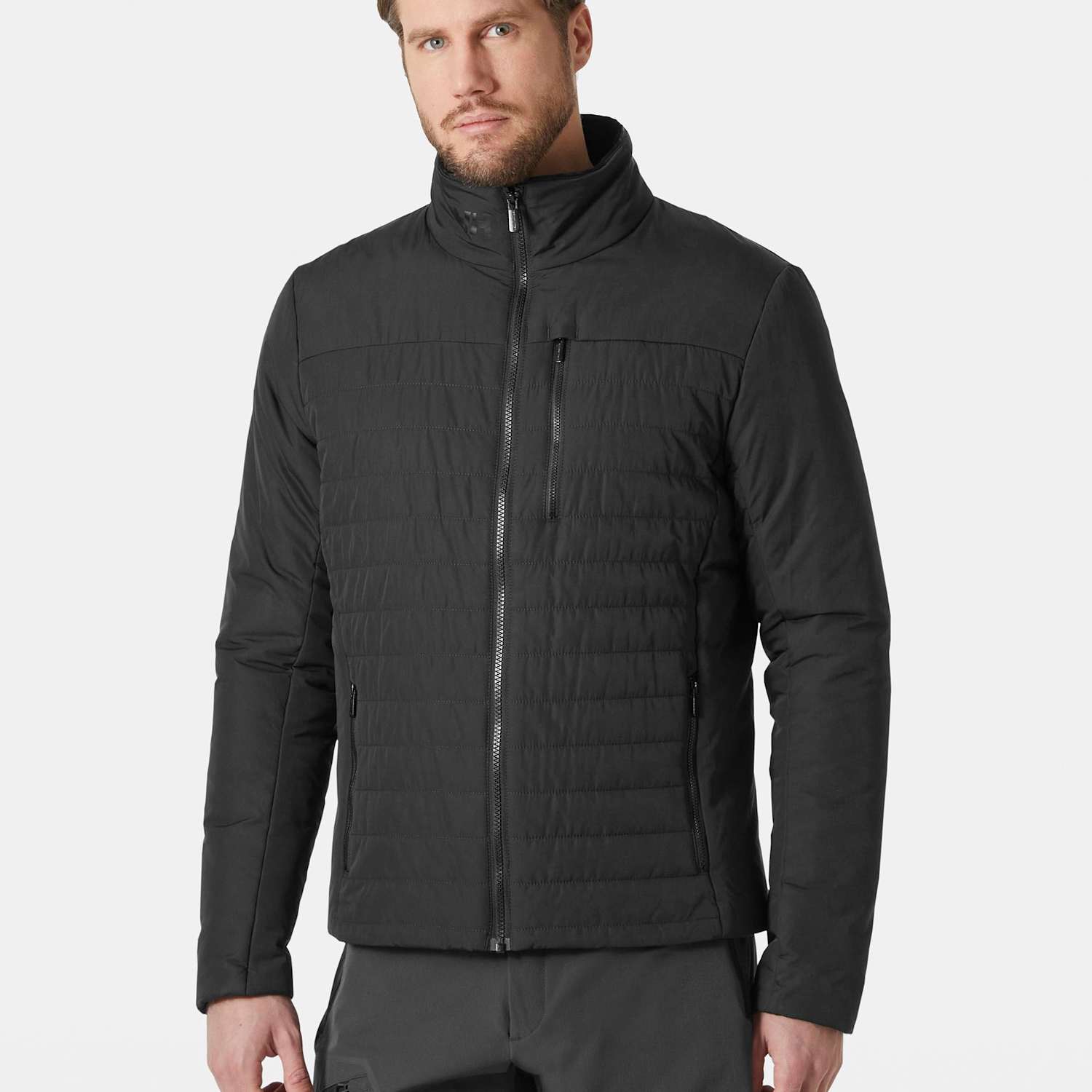 Helly Hansen Men's Crew Insulator Padded Puffer Jacket - XL - Black - Available at M&S