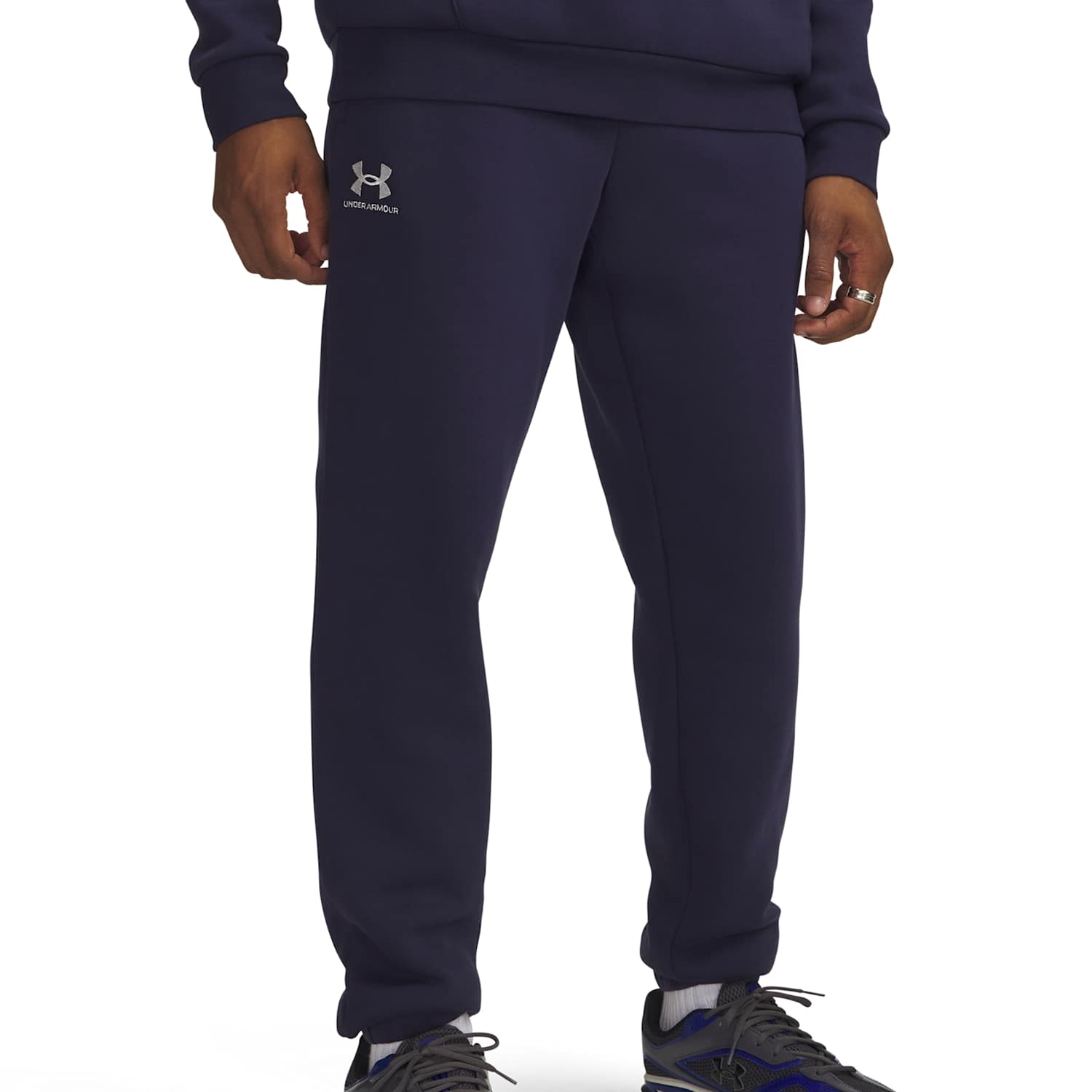 Under Armour Men's Icon Cotton Rich Fleece Joggers - M - Dark Navy
