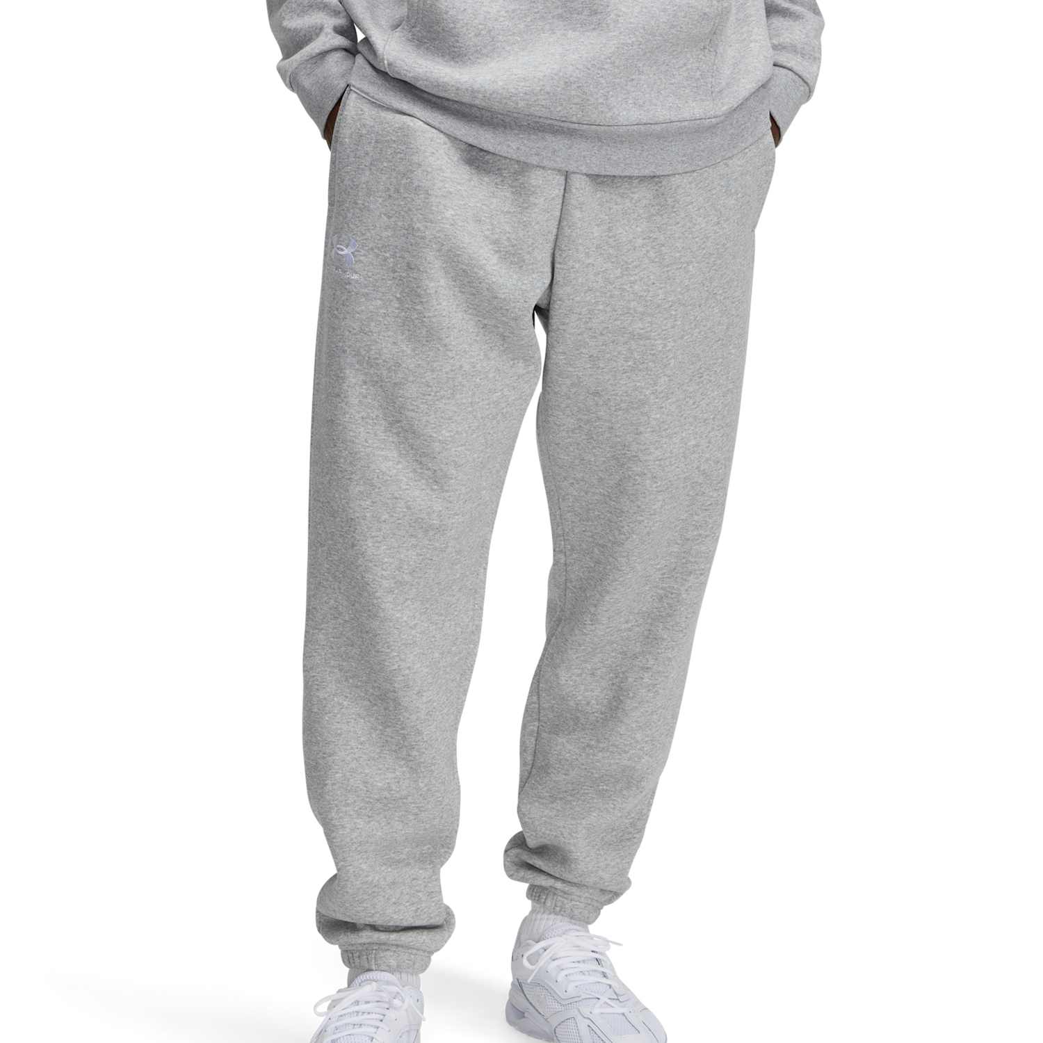 Under Armour Men's Icon Cotton Rich Fleece Joggers - M - Light Grey