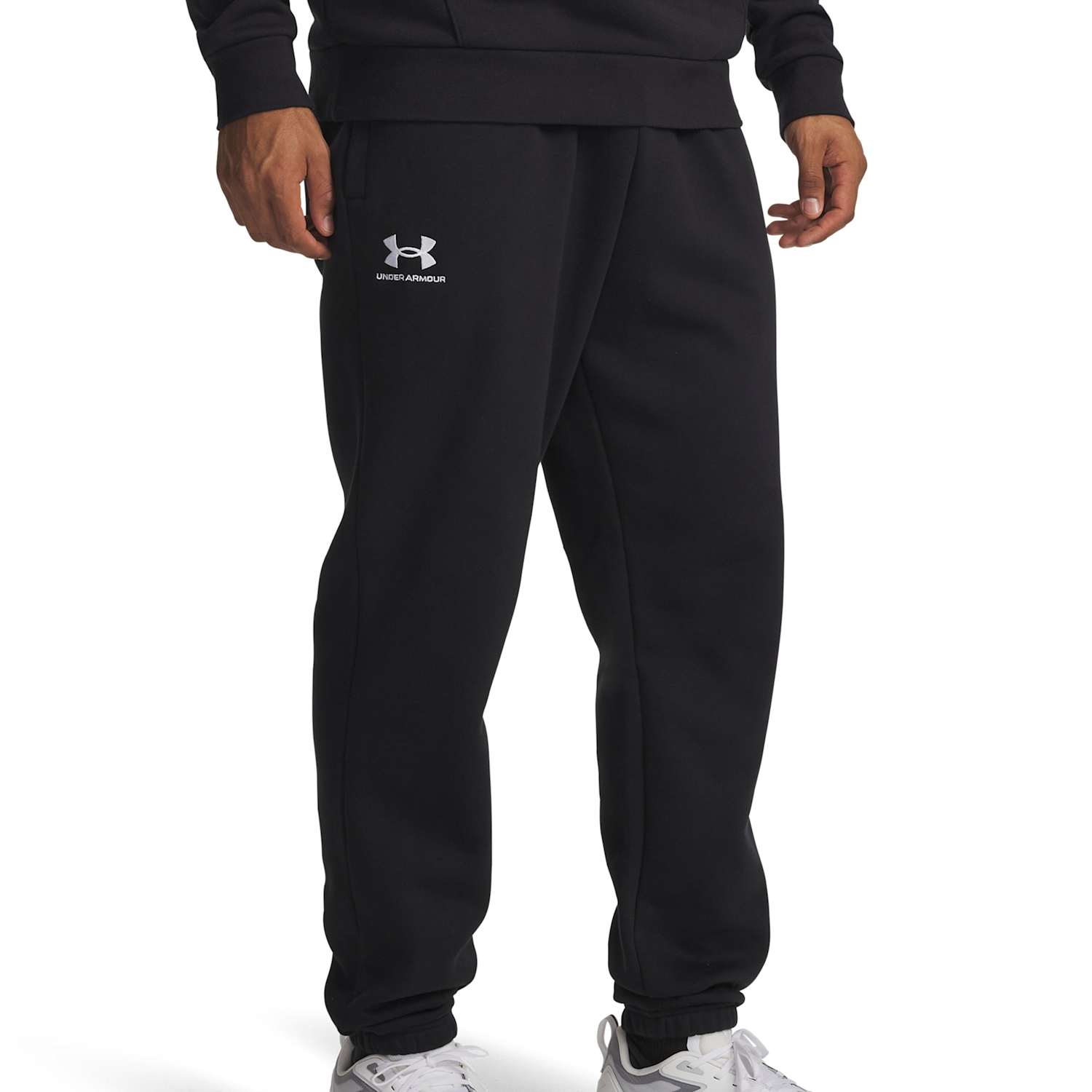 Under Armour Men's Icon Cotton Rich Fleece Joggers - M - Black