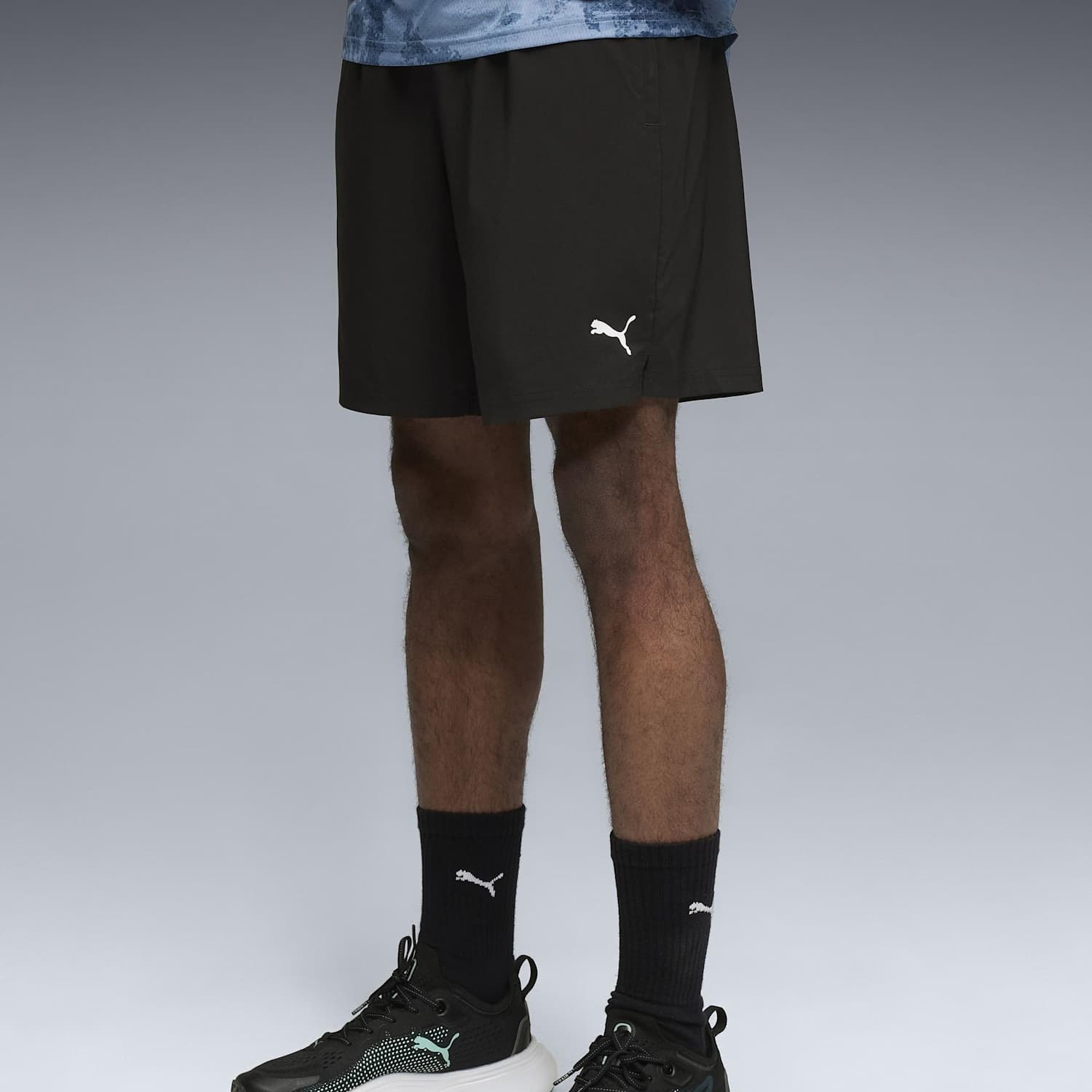 Puma Men's Foundations 7" Woven Sport Shorts - L - Black