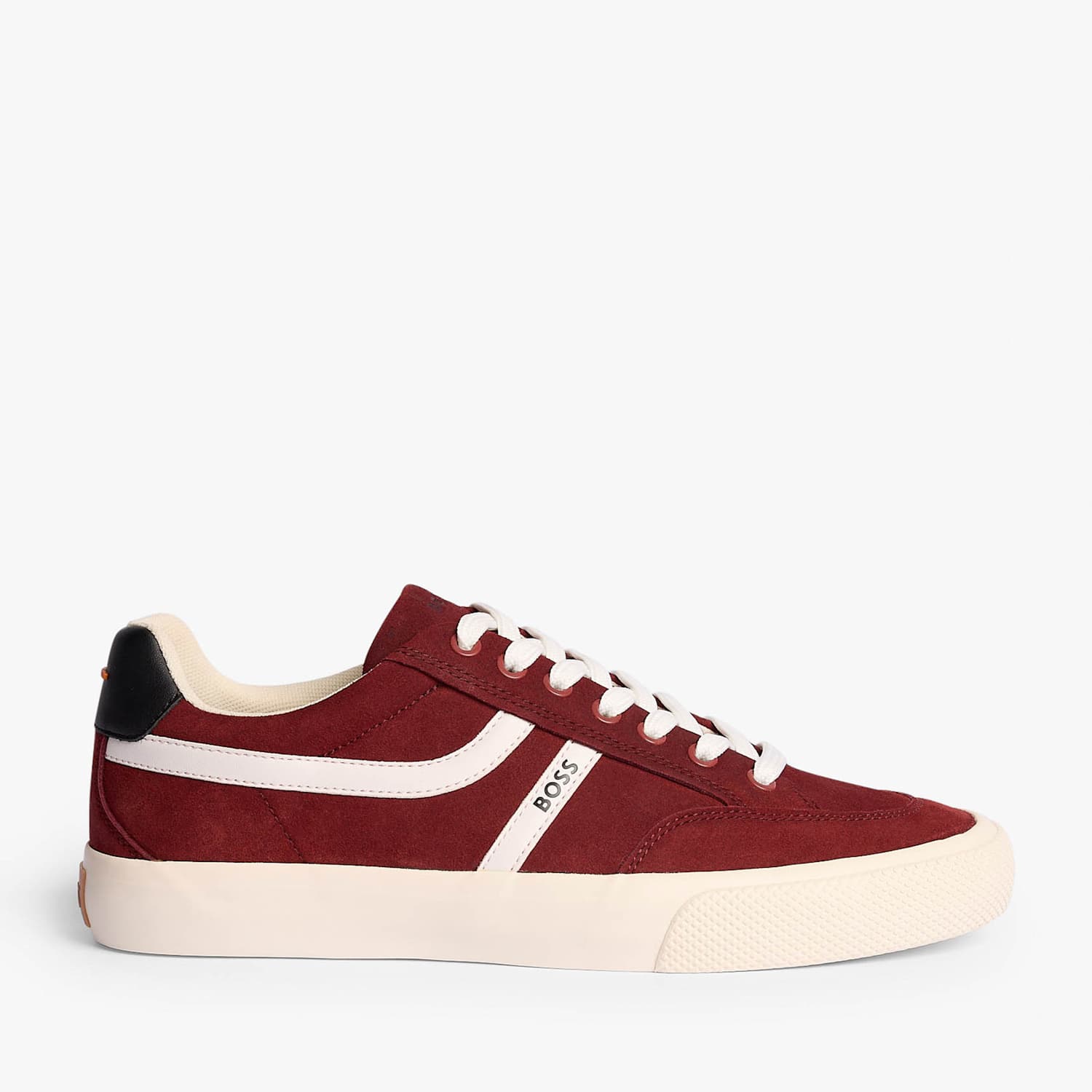 Boss Men's Aiden Tenn trainers - 9 - Dark Red - Available at M&S